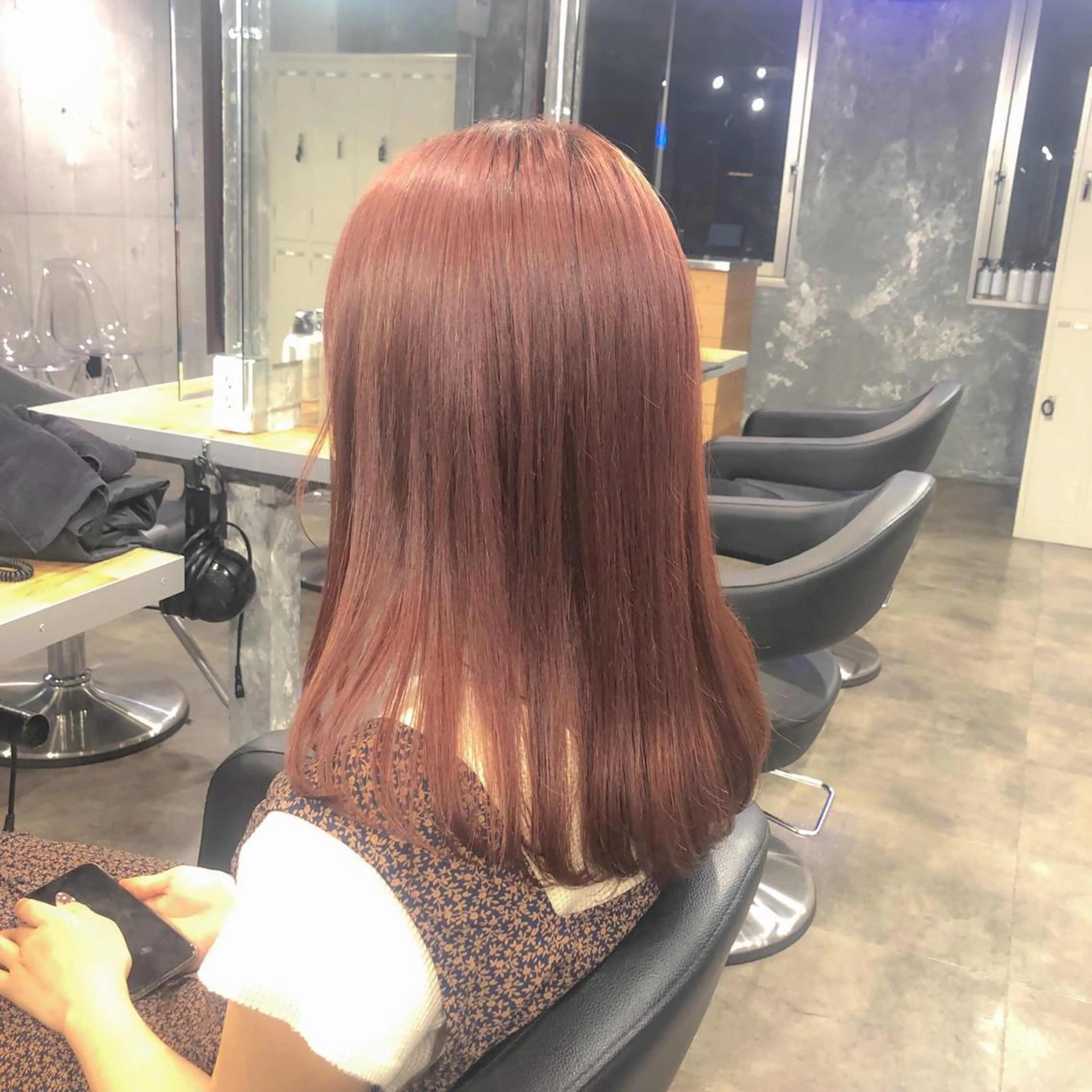 ミディアム カラー カット ヘアカラー パーマ ヘアセット 🔷似合わせのプロ KUMA🔷のヘアスタイル