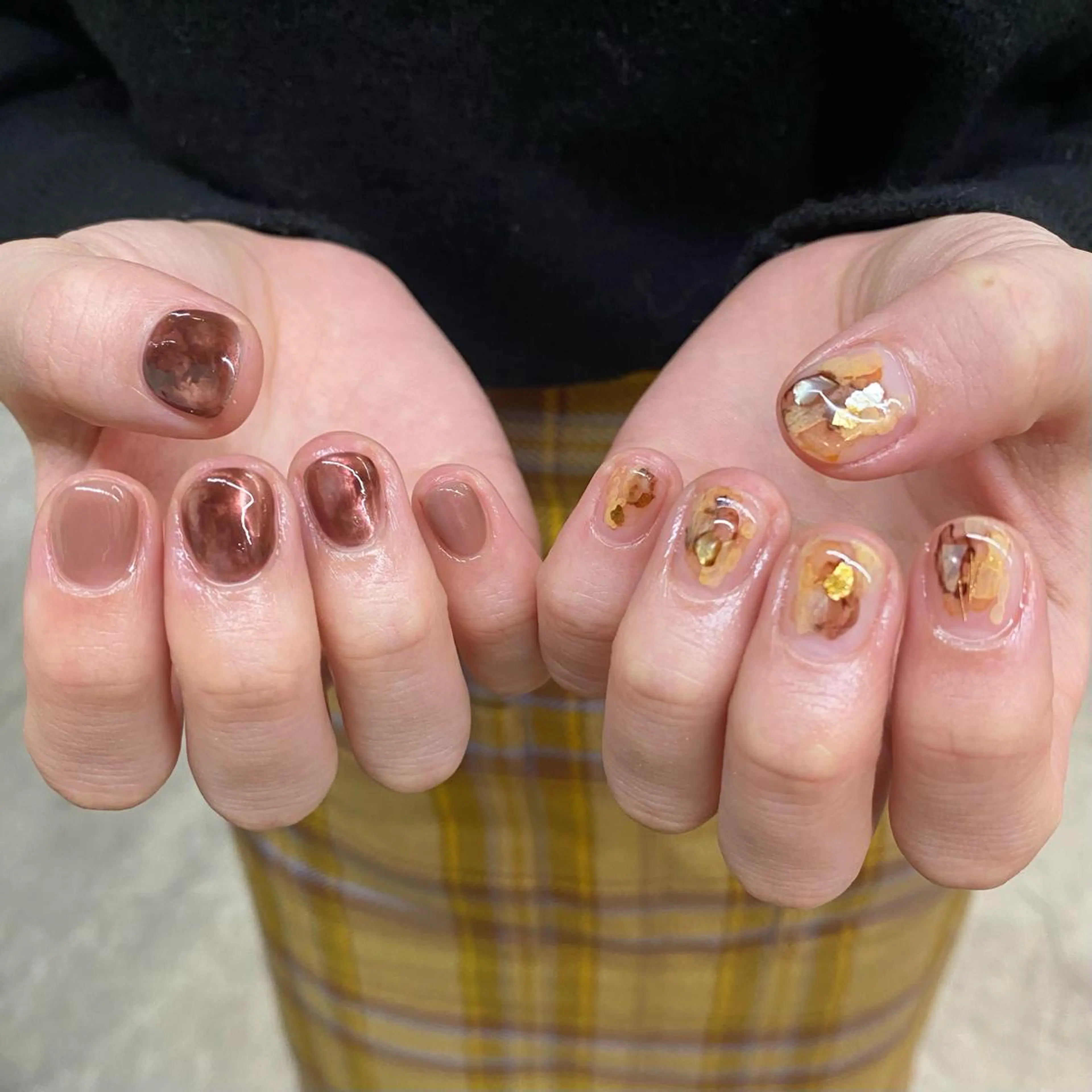 ネイル 春ネイル ハンドネイル nable.所属・望月 実莉のネイルデザイン