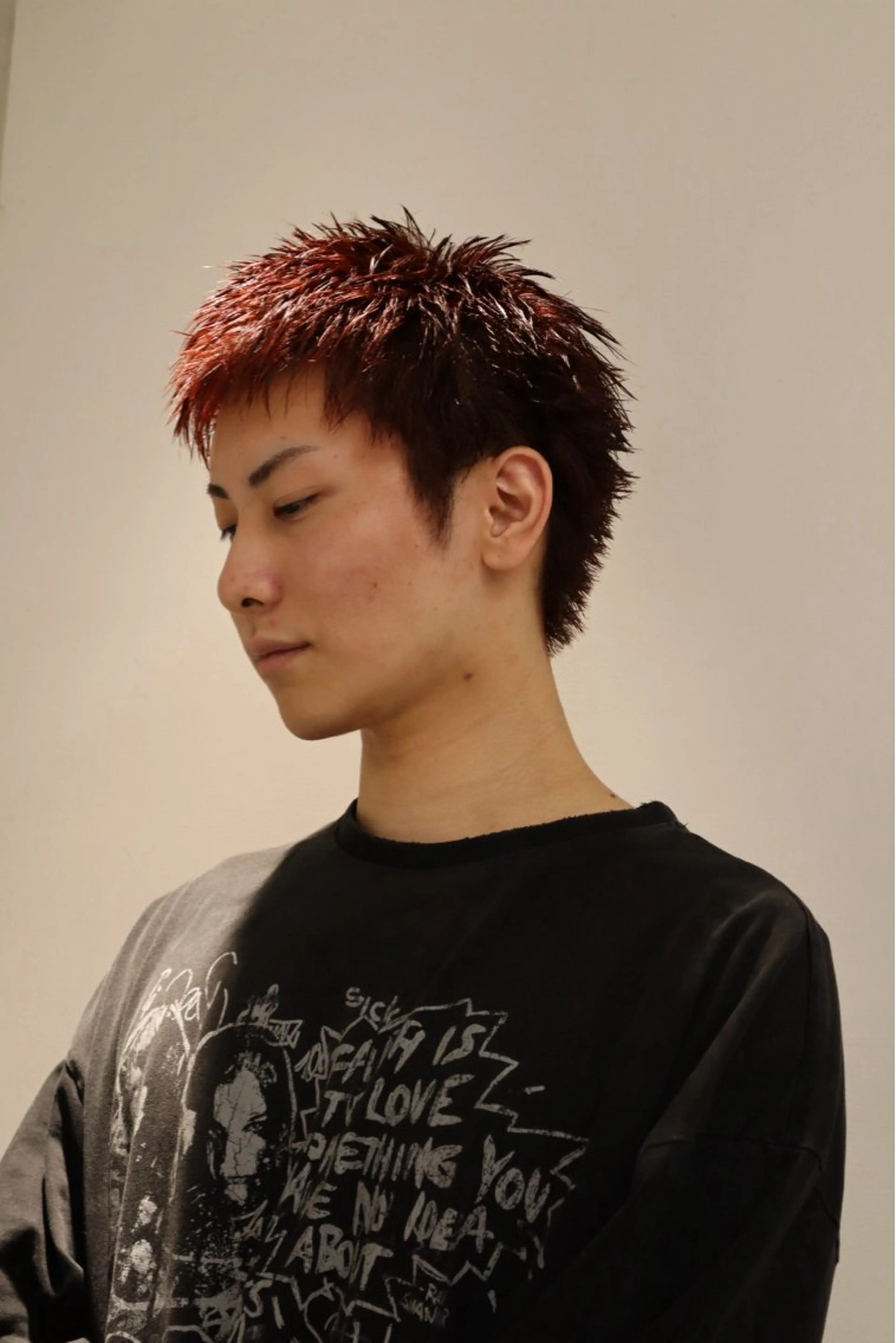 ショート カラー メンズ カット ヘアカラー トリートメント ヘアセット メンズ特化   西野 晴紀のヘアスタイル