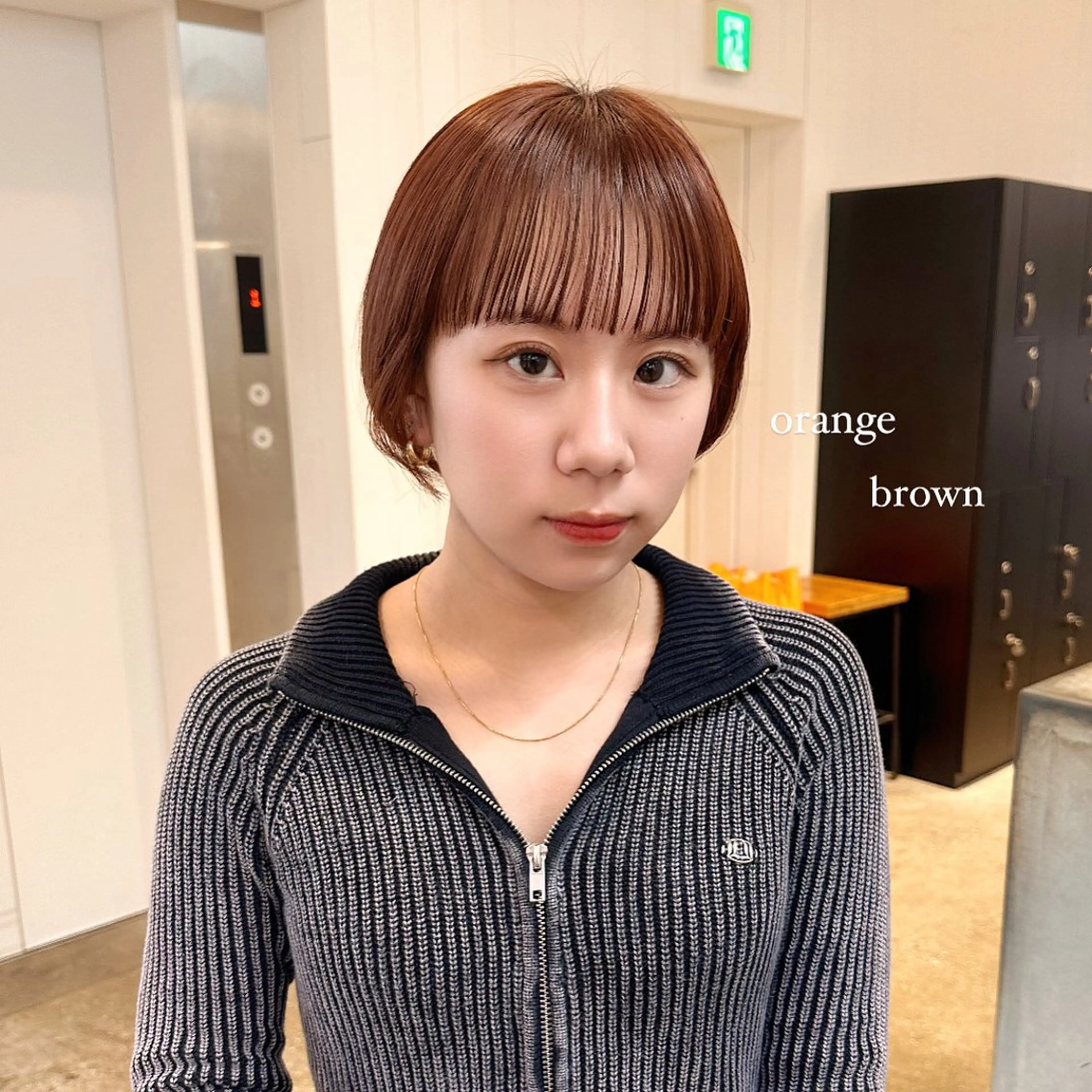 ショート Haruka 🌸暖色カラーのヘアスタイル