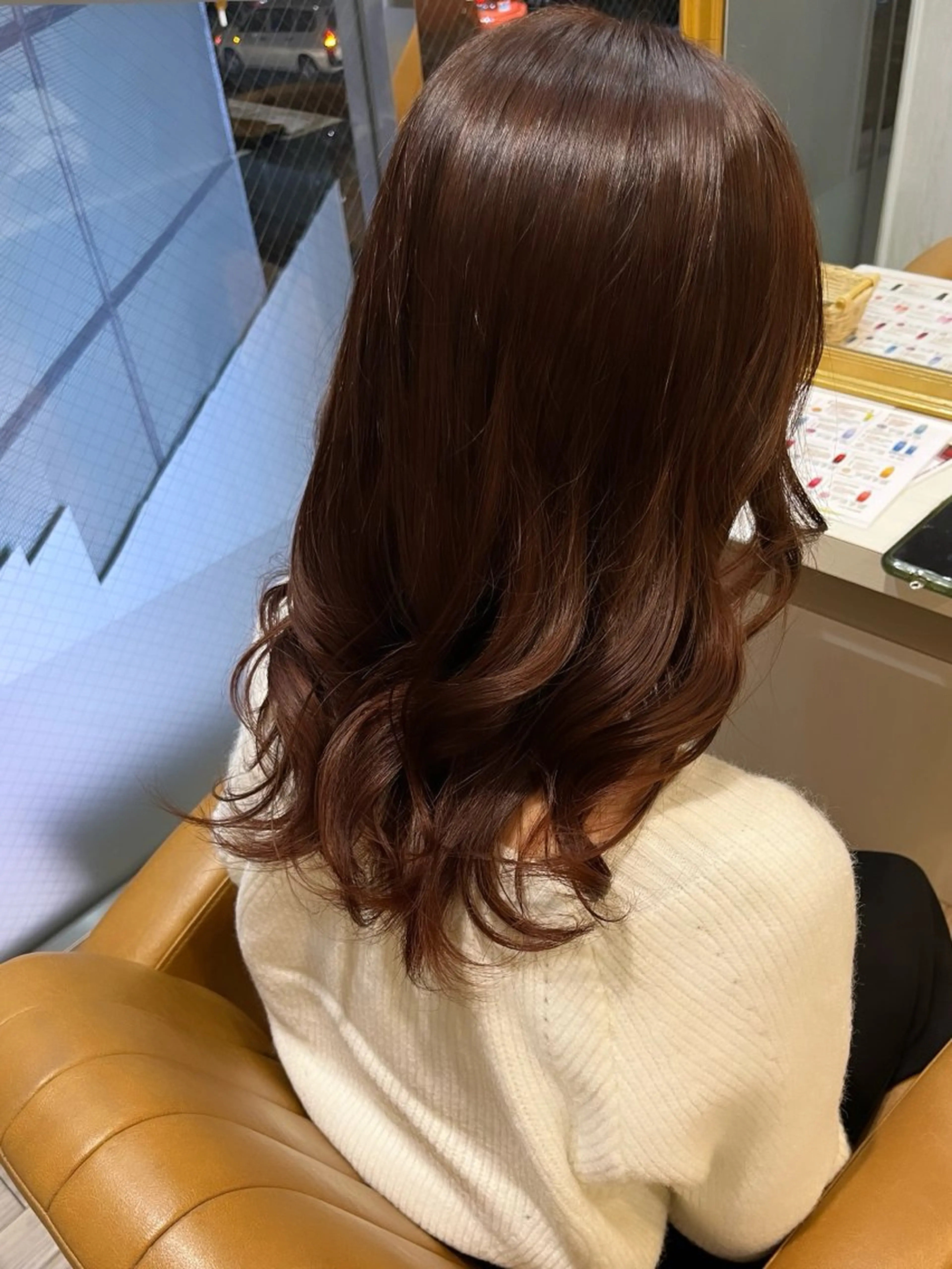 セミロング カラー yui🥀/ボブ /暖色/レディースのヘアスタイル