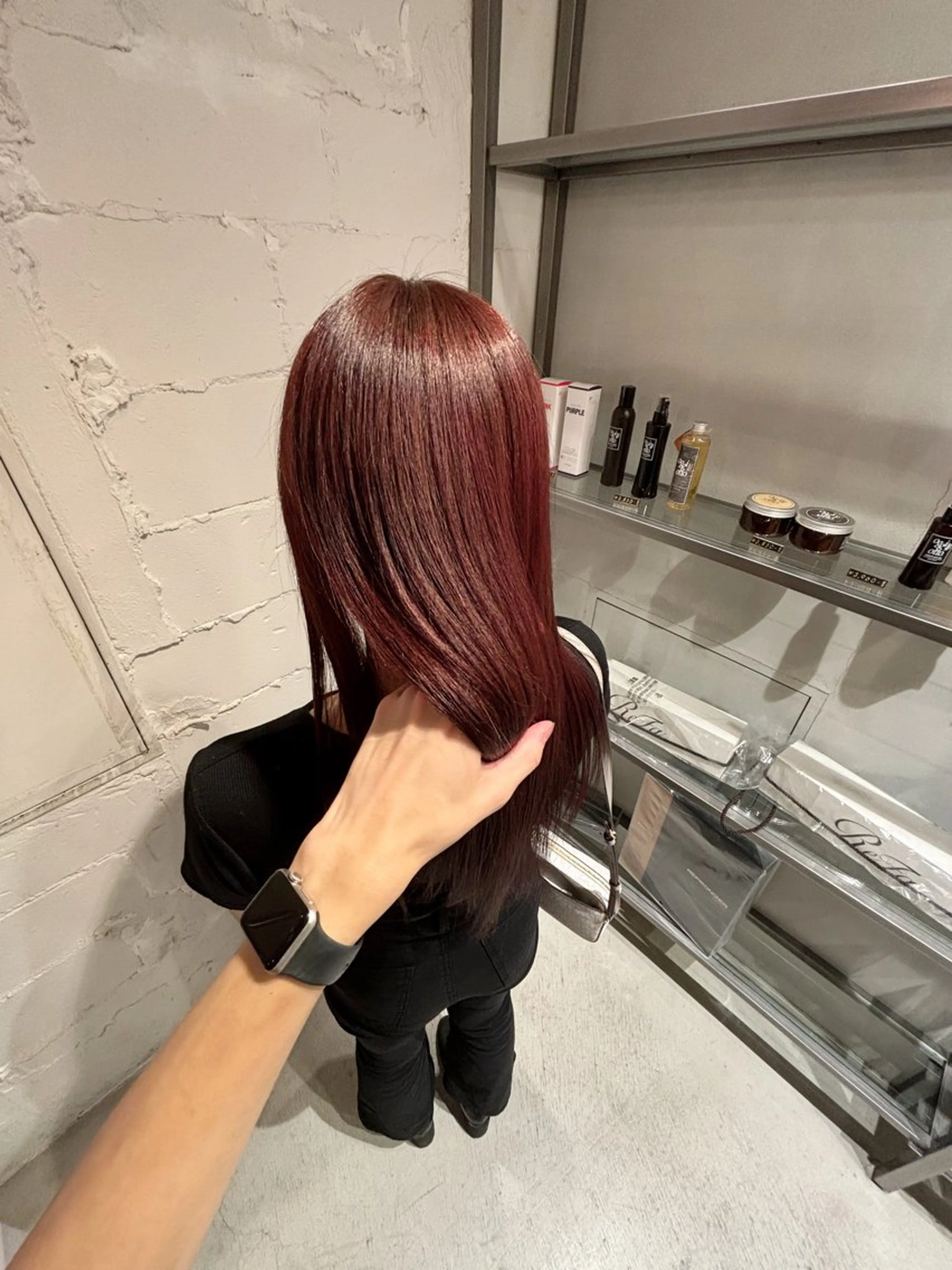 ロング カラー ヘアアレンジ ブリーチ イルミナカラー ブリーチなしカラー ピンクカラー カット ヘアカラー 🌈難波🌈ベージュ カラー【ヒロム】のヘアスタイル