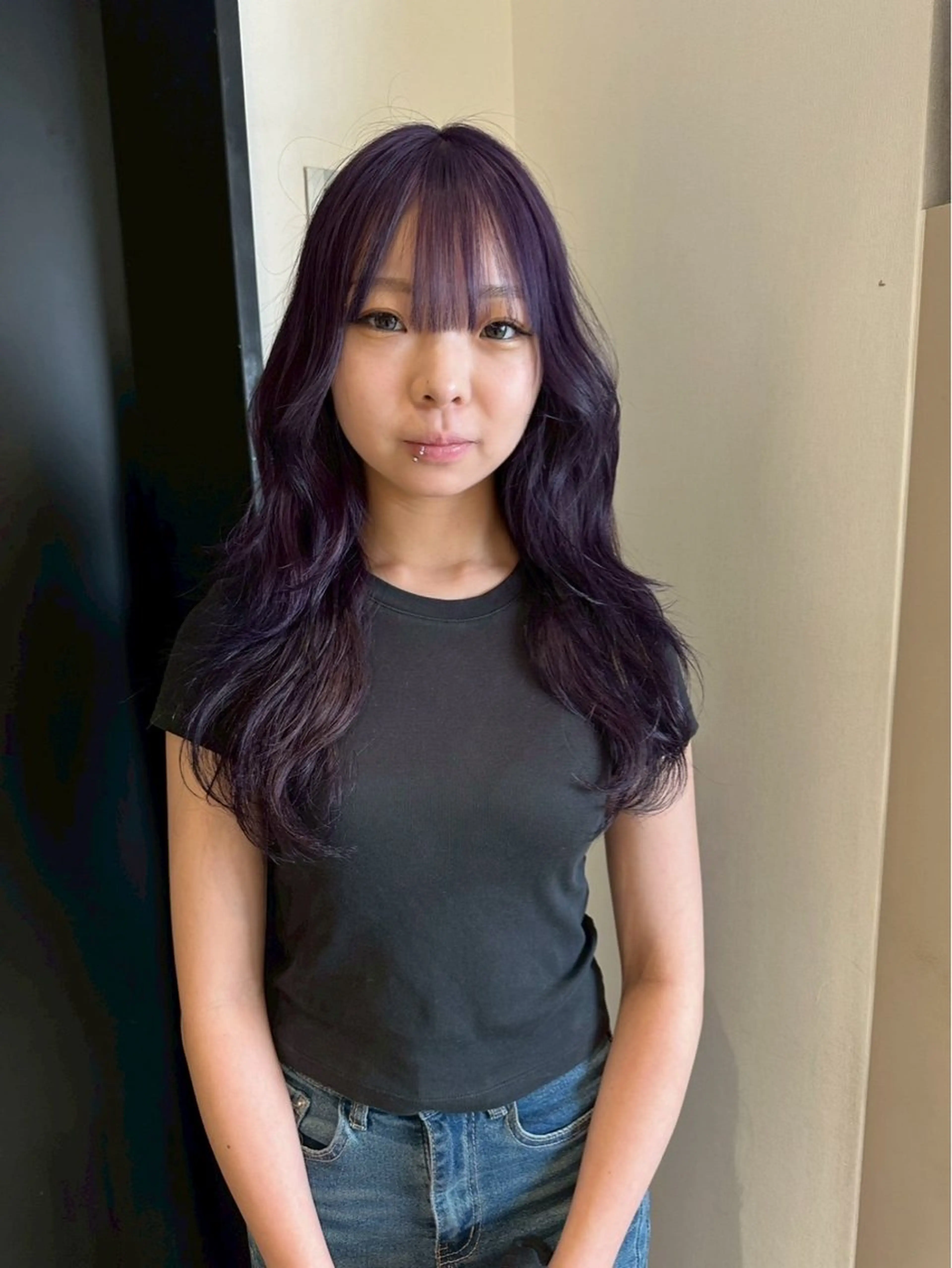 ロング カラー ヘアカラー 梅田 ハイトーン shionのヘアスタイル