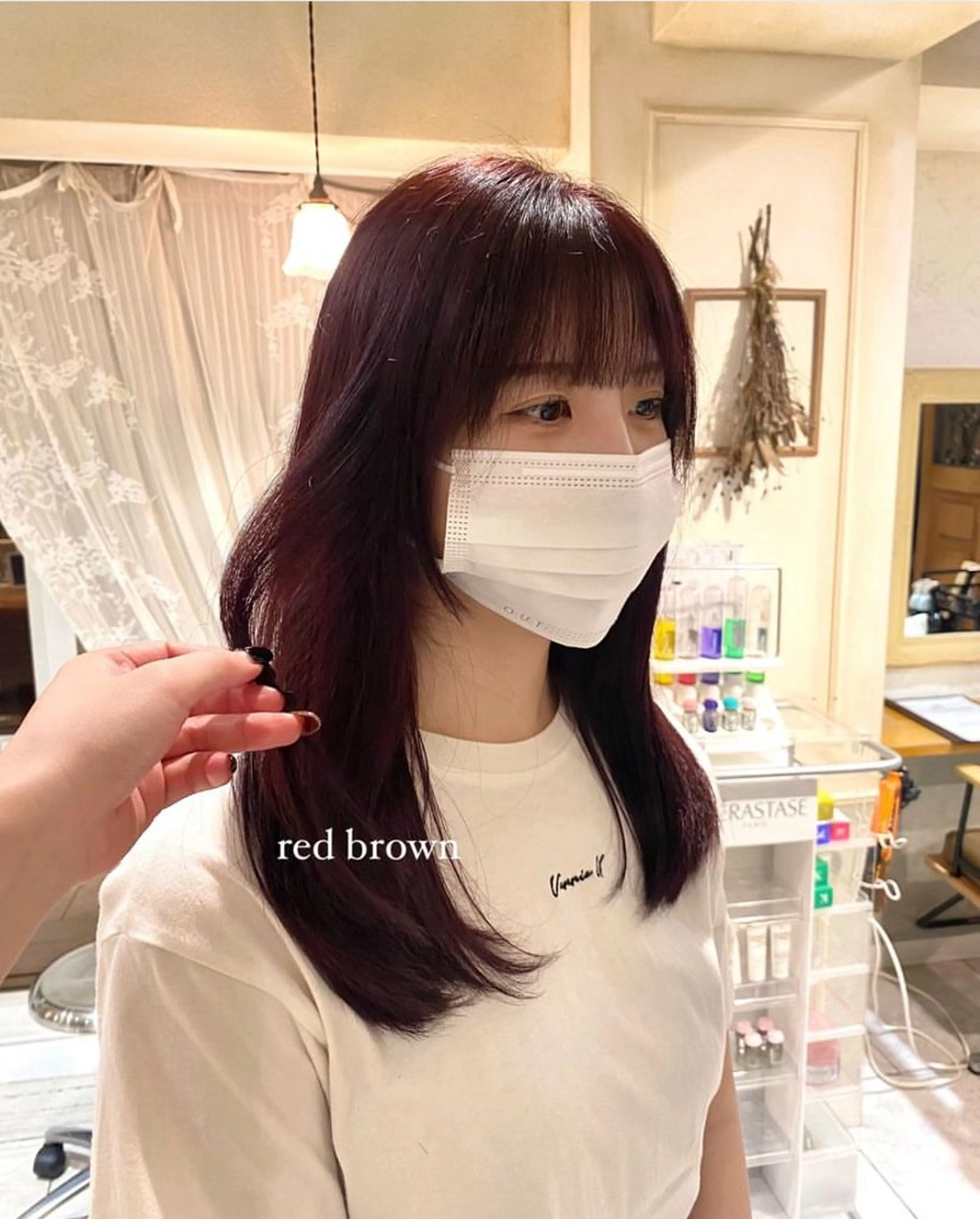 カラー イルミナカラー 上野 莉菜のヘアスタイル