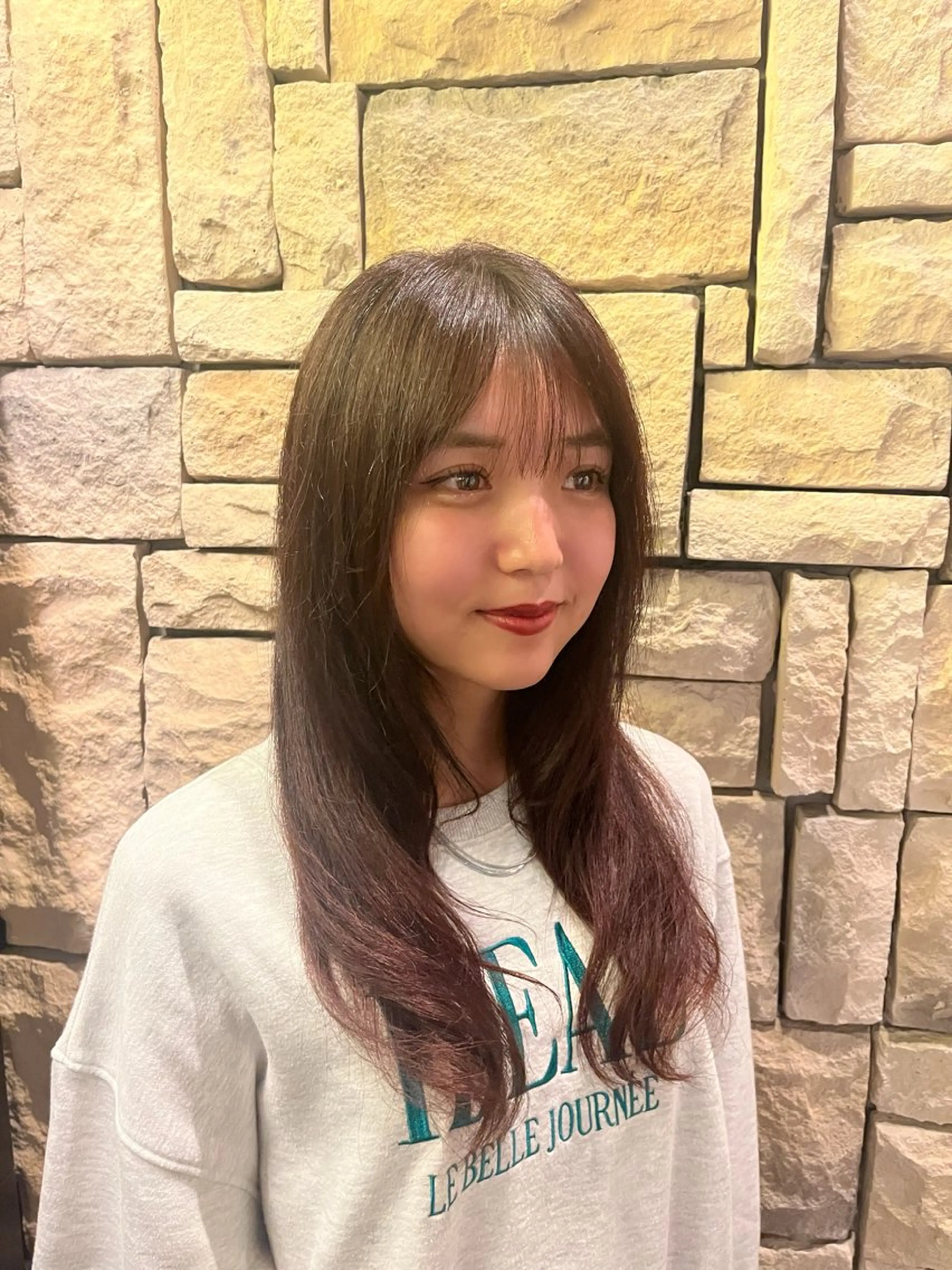 カラー 長塚 花のヘアスタイル