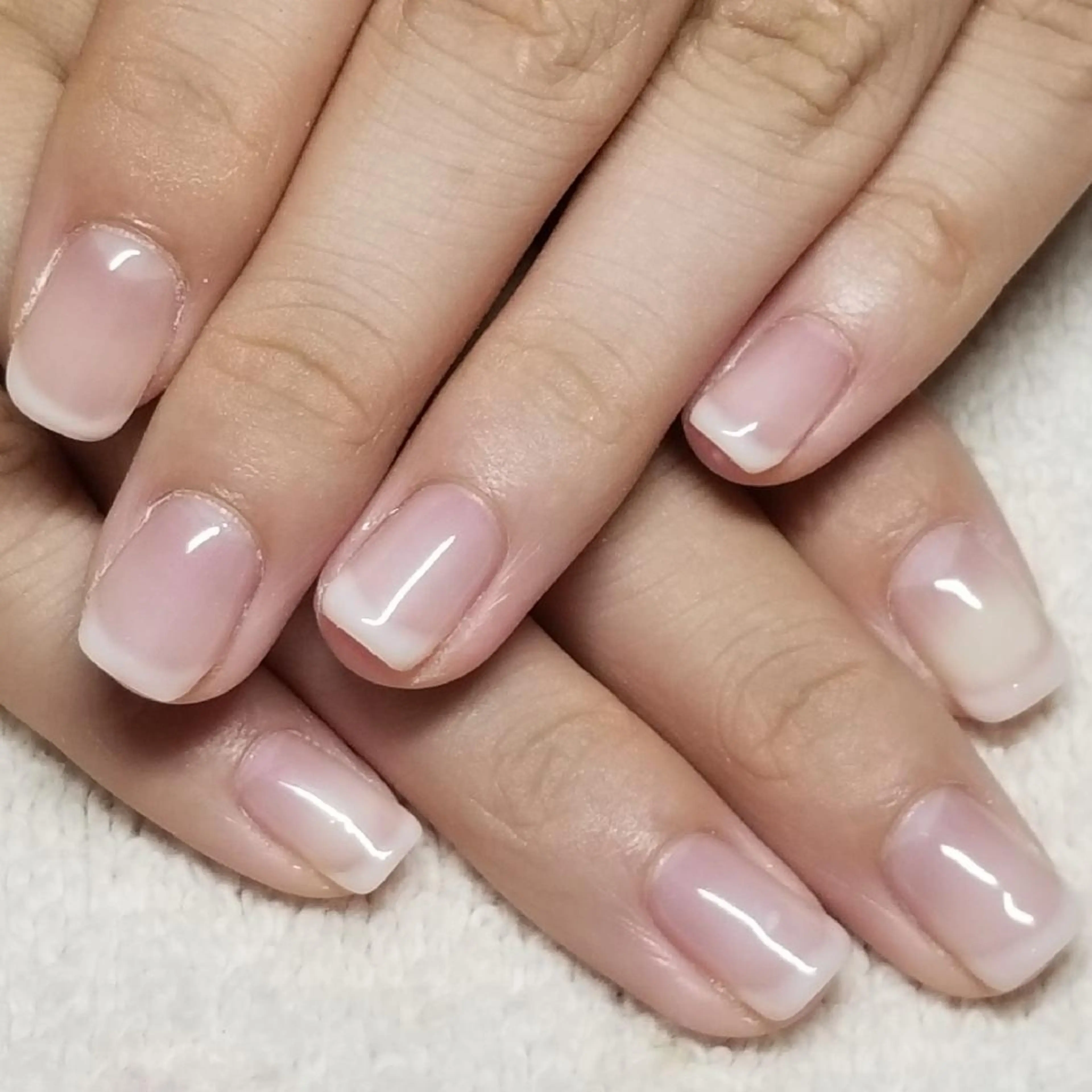 ネイル クリアネイル フレンチネイル ハンドネイル よしだ ひろきのネイルデザイン