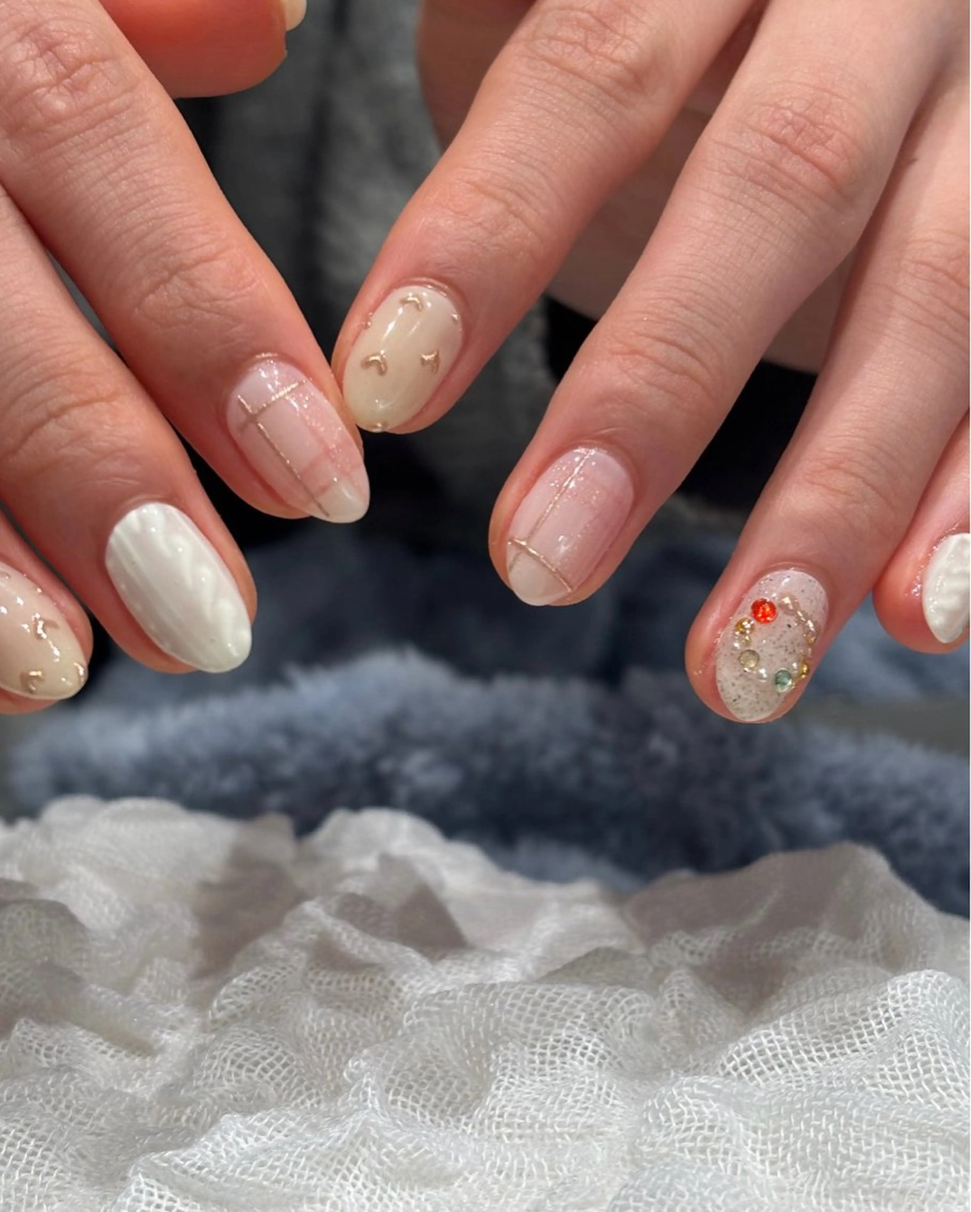 ネイル ハンドネイル Helianthe所属・NAILARTIST MIKAのネイルデザイン