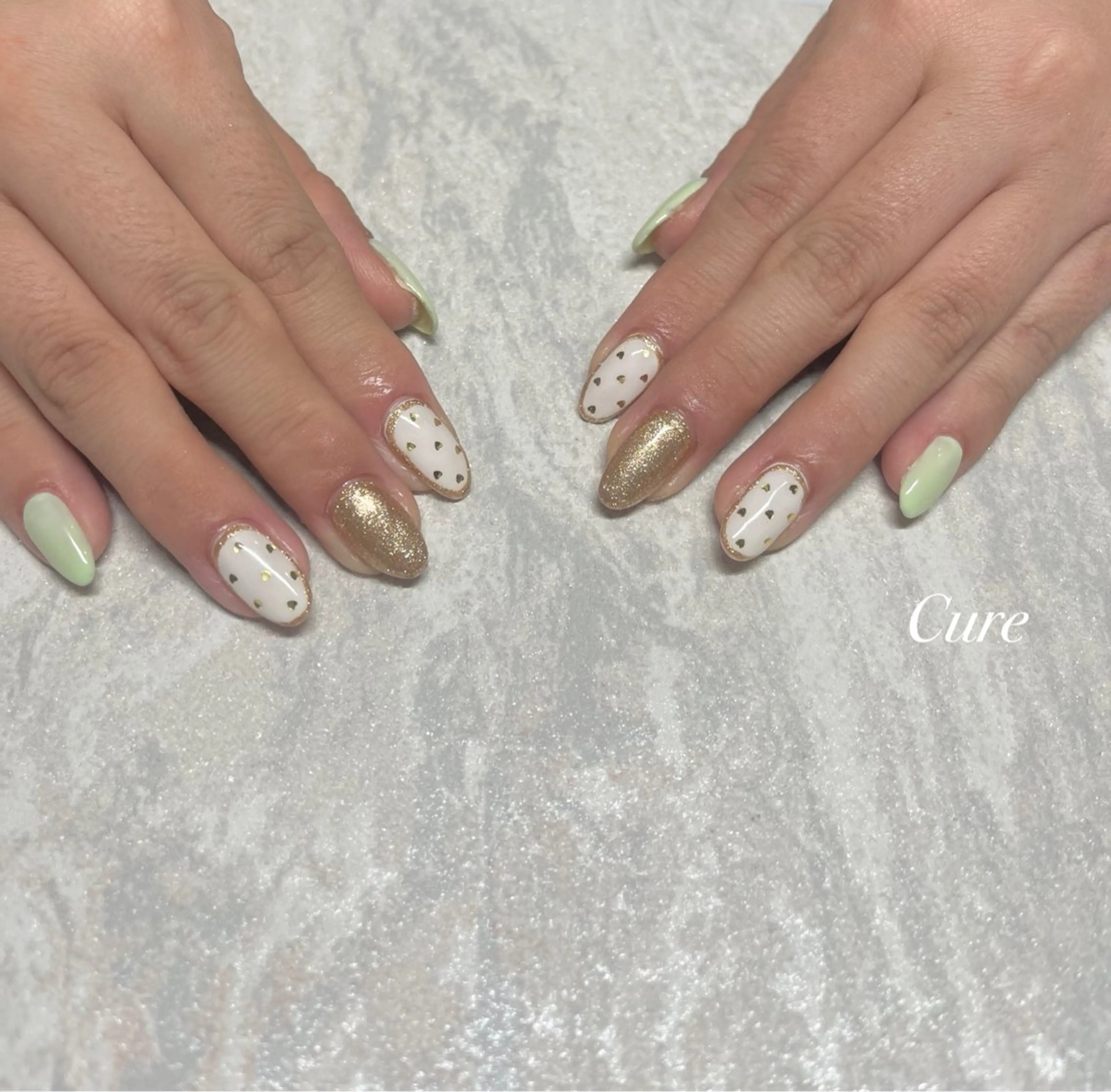 ネイル ハンドネイル Nail&まつげエクステSalon Cure所属・岡本 奈央子のネイルデザイン