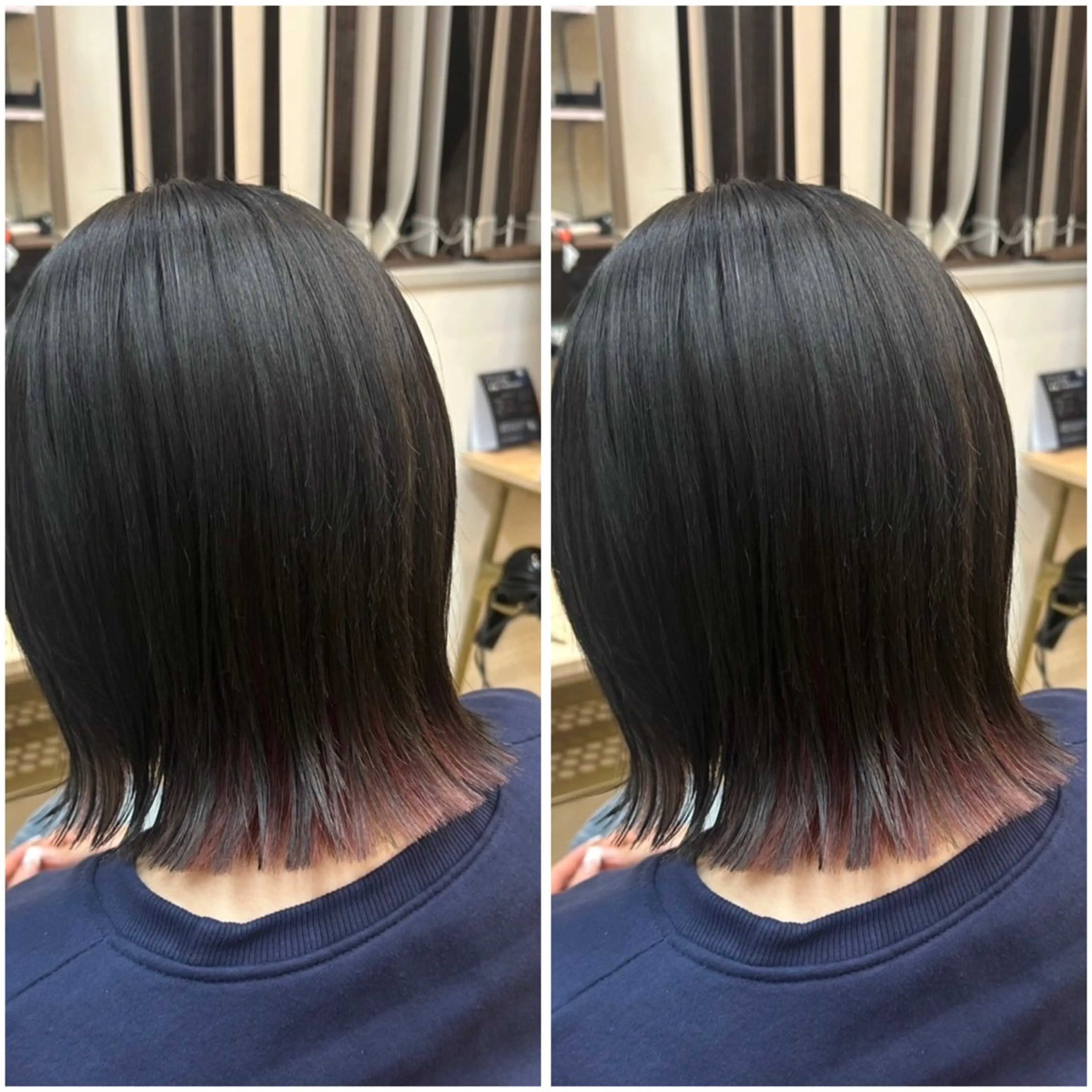 ミディアム カット ヘアカラー トリートメント 森島 愛梨のヘアスタイル