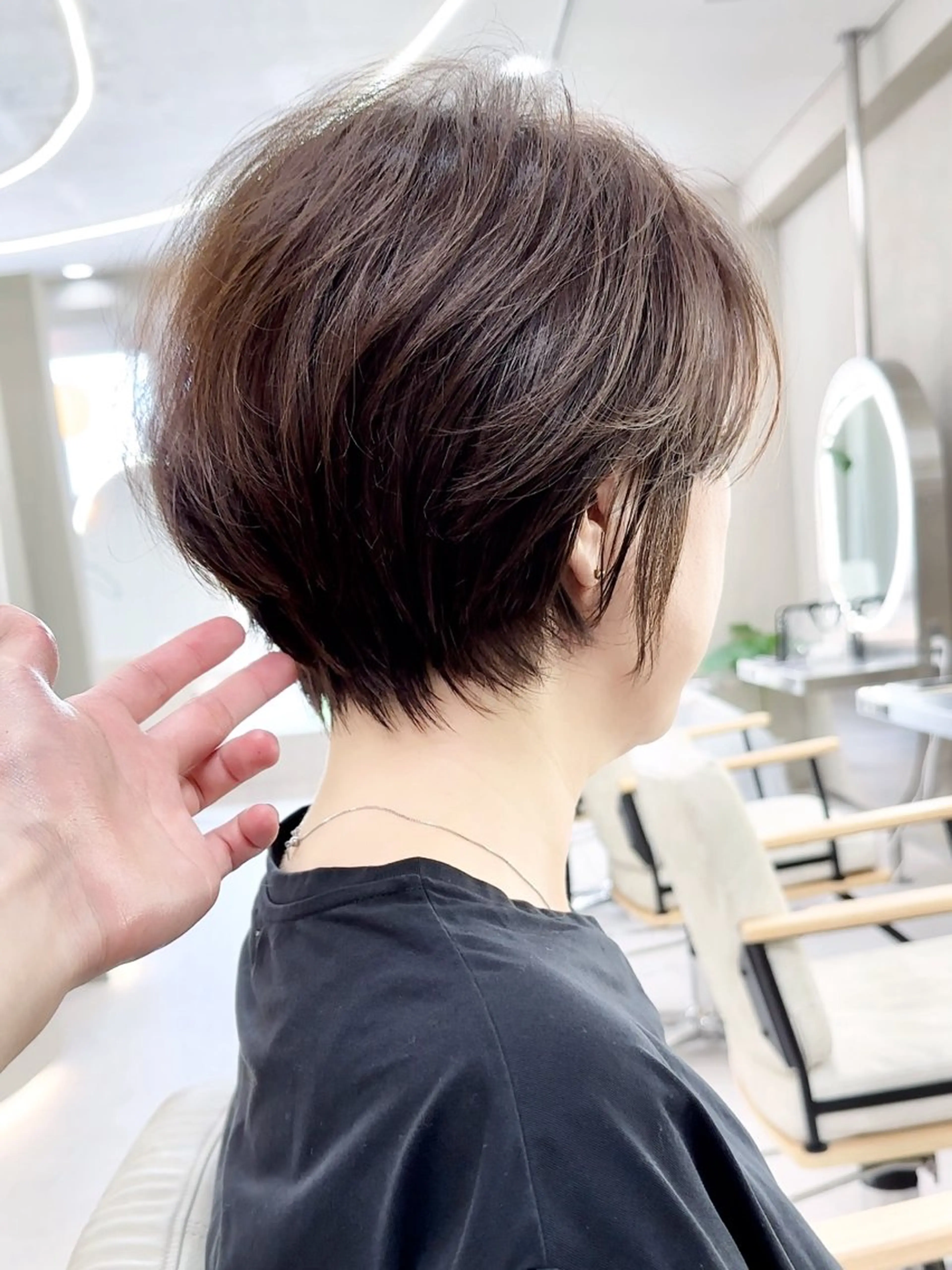 ショート カラー i.+sapporo所属・ショート/レイヤー /札幌/小山内のヘアスタイル