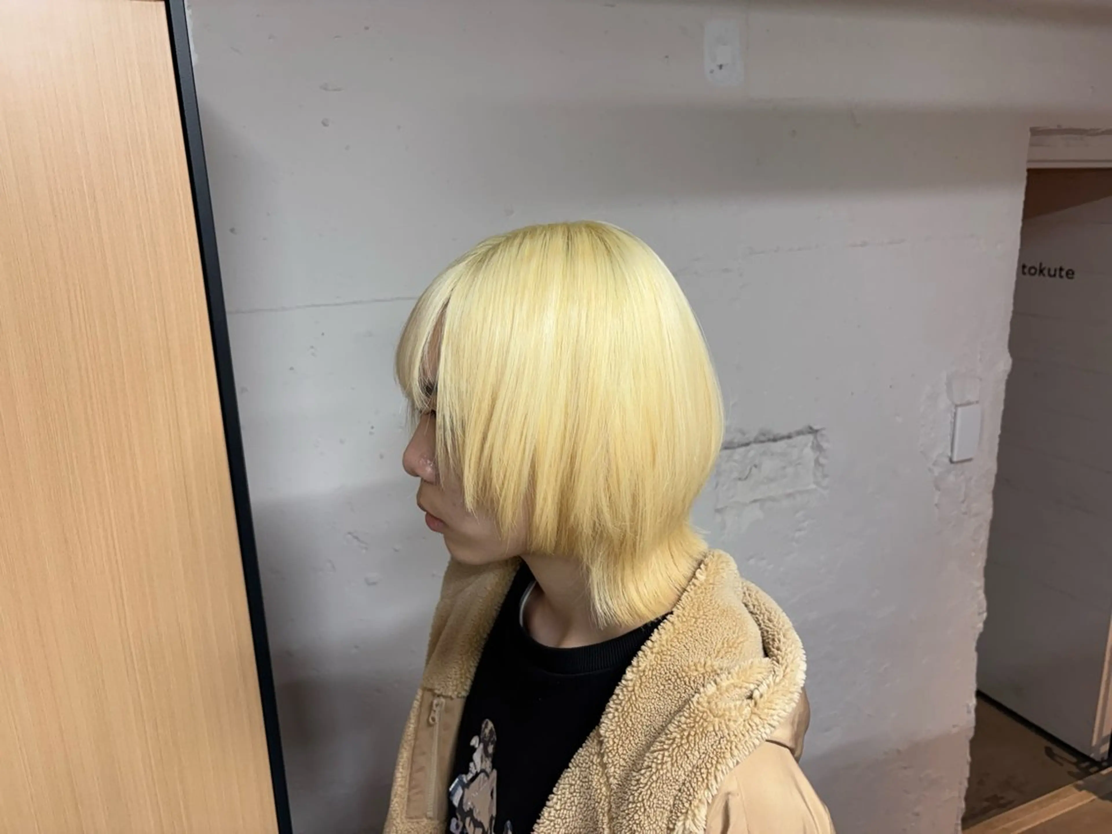 ミディアム ヘアカラー トリートメント tokute 中野真咲🐺のヘアスタイル