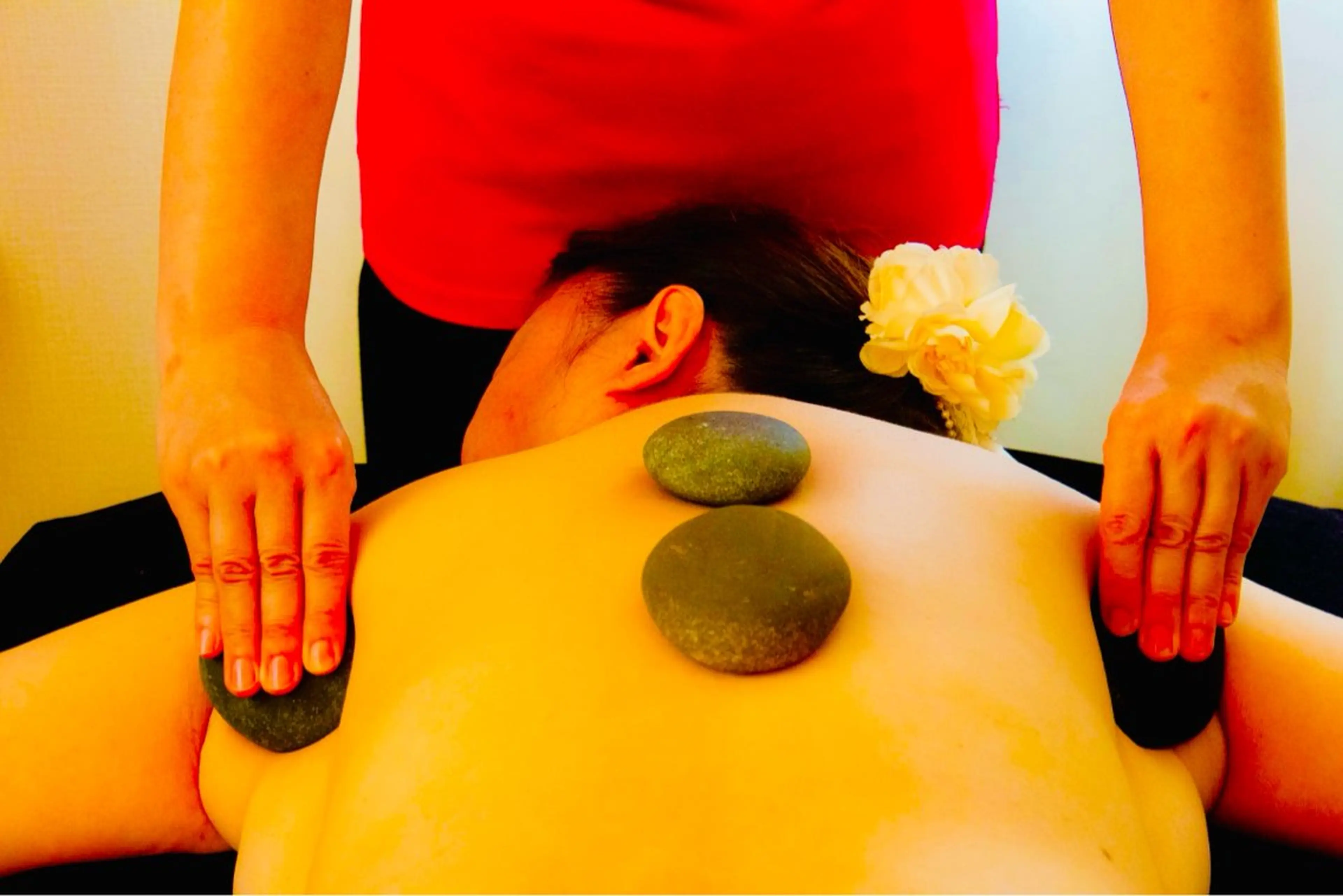 🌷ご褒美メンテナンス🌷全身ホットストーン、強圧リンパセラピー（60分）の写真