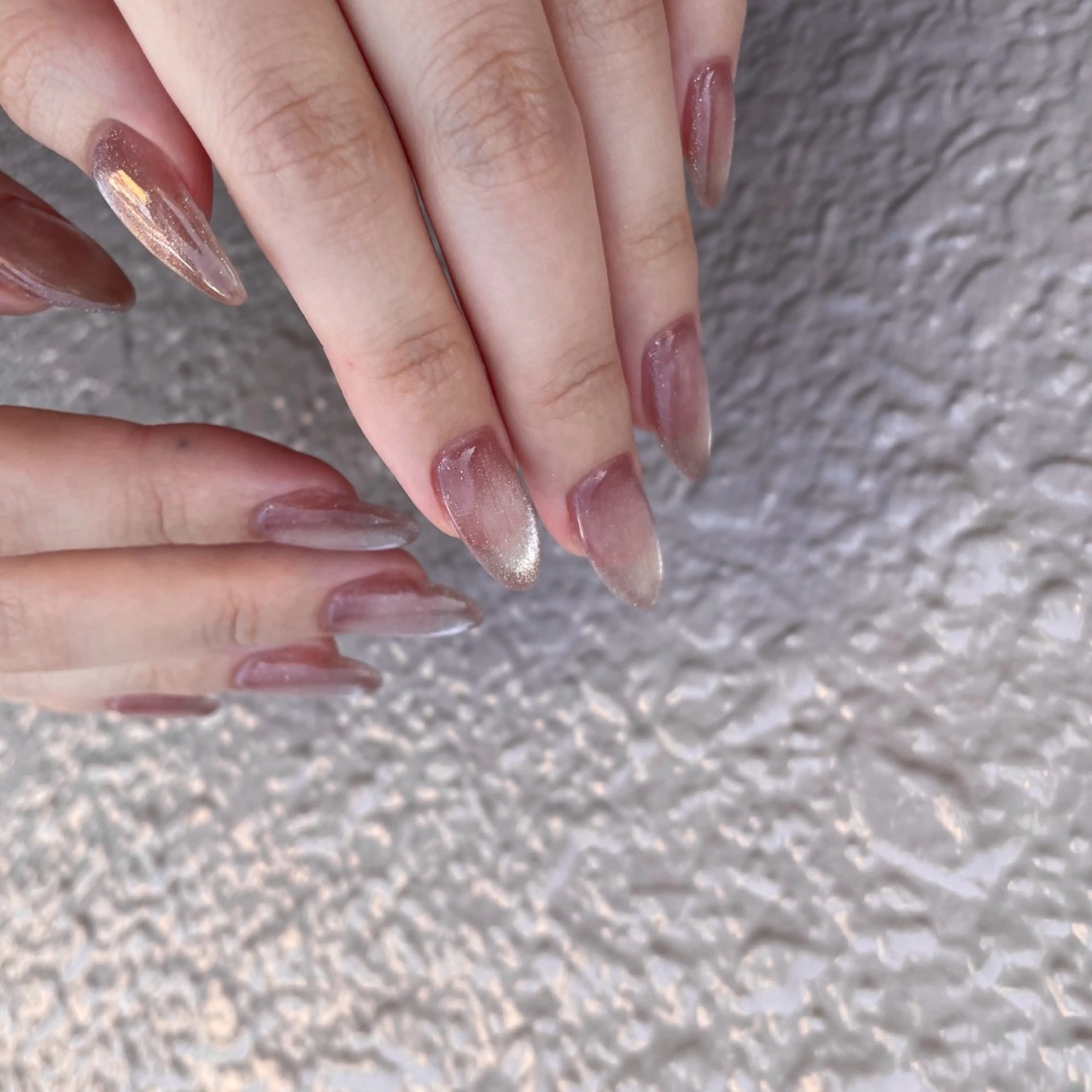 ネイル キラキラネイル ラメ(グリッター) ロングネイル マグネットネイル オフィスネイル acs.n所属・ネイル,耳つぼ 風間すみれのその他イメージ