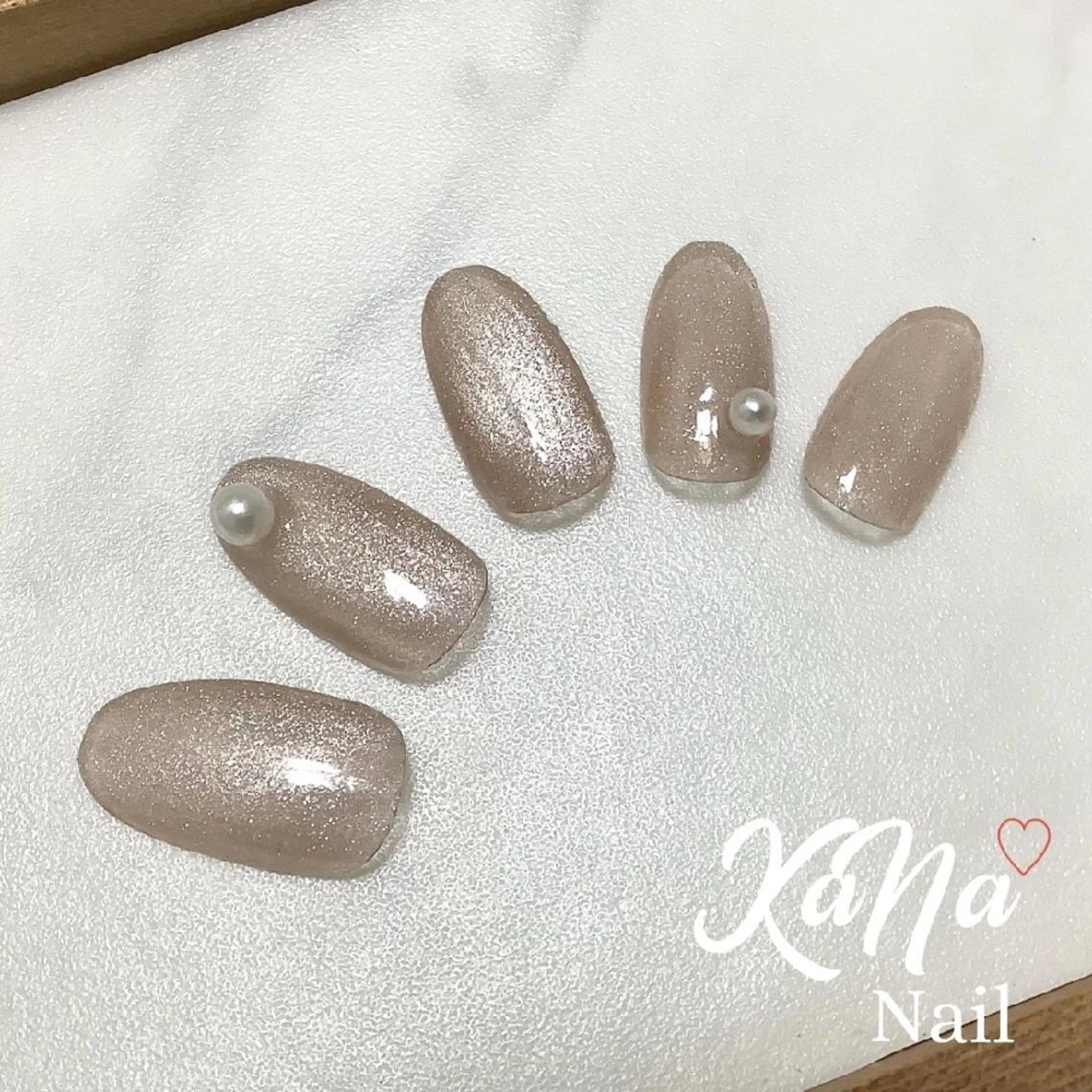 ネイル シンプルネイル ハンドネイル KaNa Nailのネイルデザイン