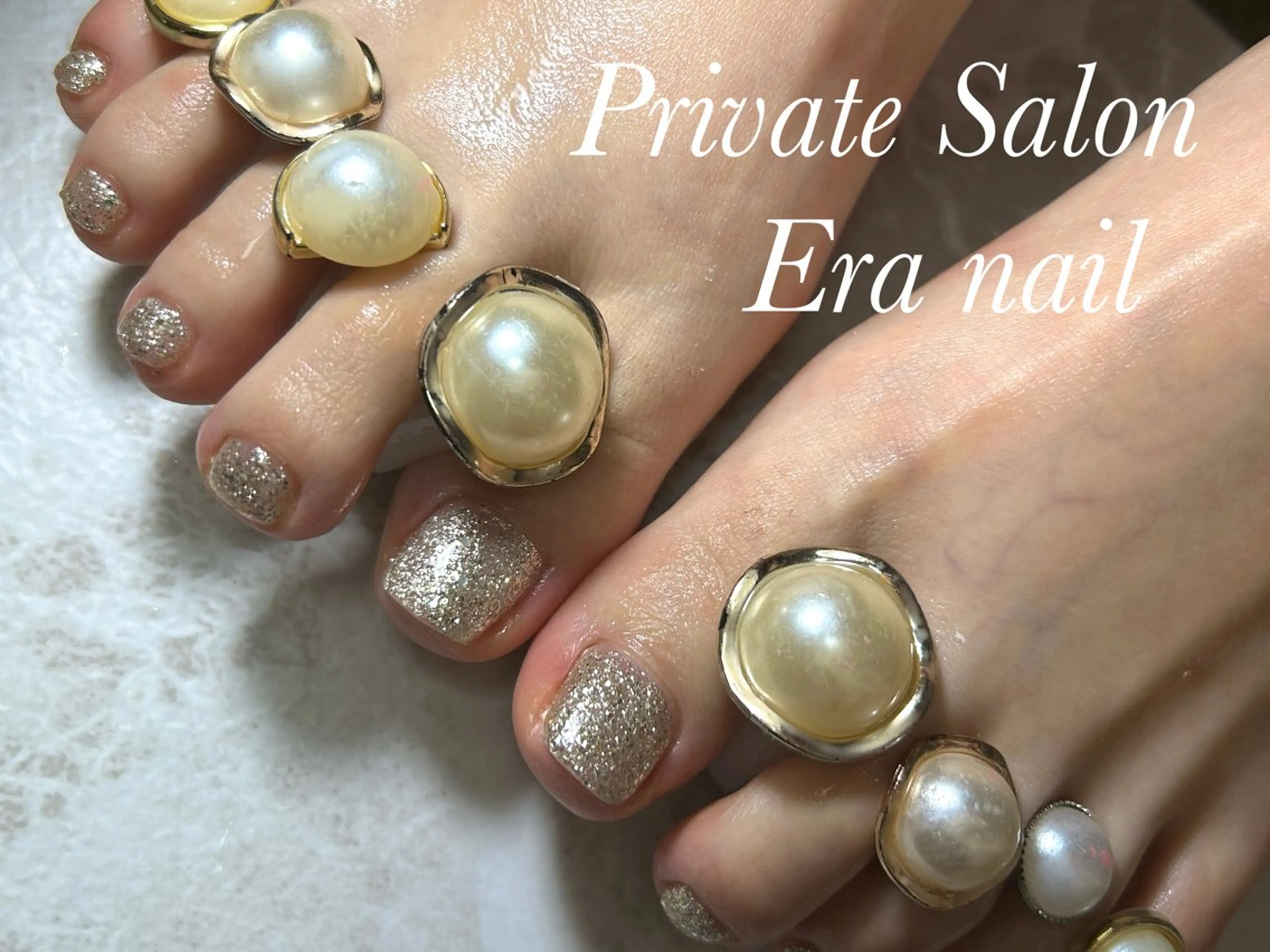 ネイル フットネイル ワンカラーネイル フットネイル Era nailのネイルデザイン