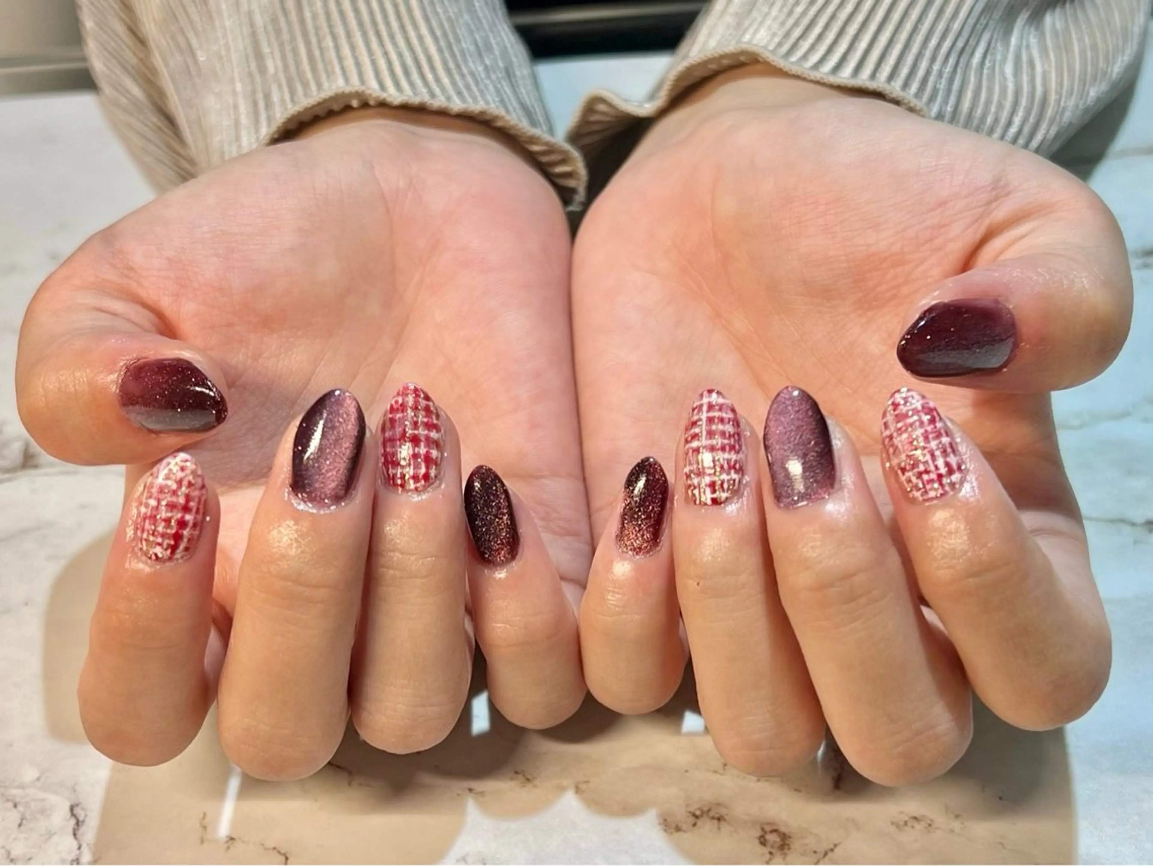 ネイル アートネイル 長さ出し フラッシュネイル フットネイル フレンチネイル Viel💅 〜yuu〜の眉毛・アイブロウイメージ