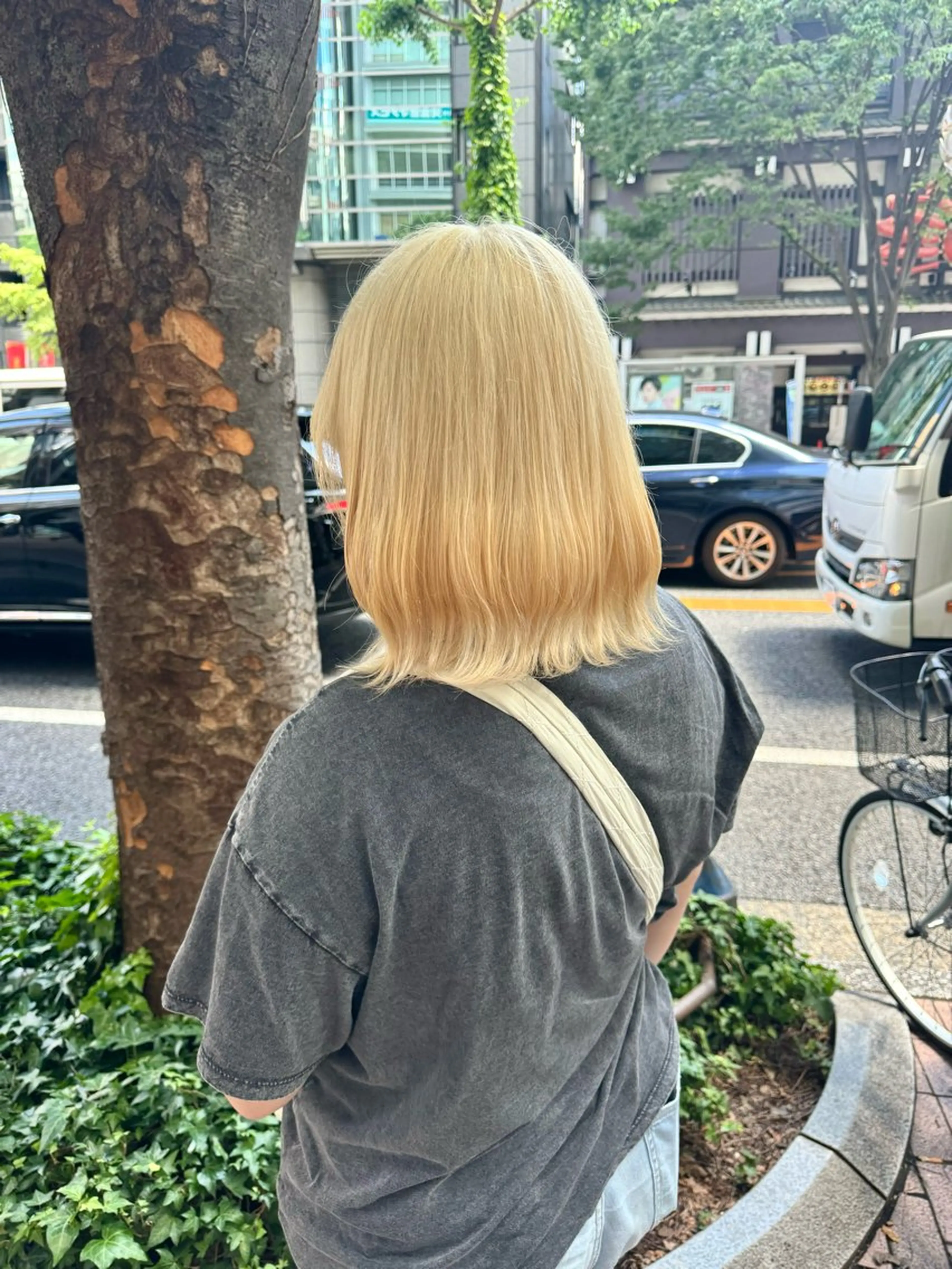 ミディアム カラー ブロンド ミユル/ ブリーチカラー🎀✨のヘアスタイル