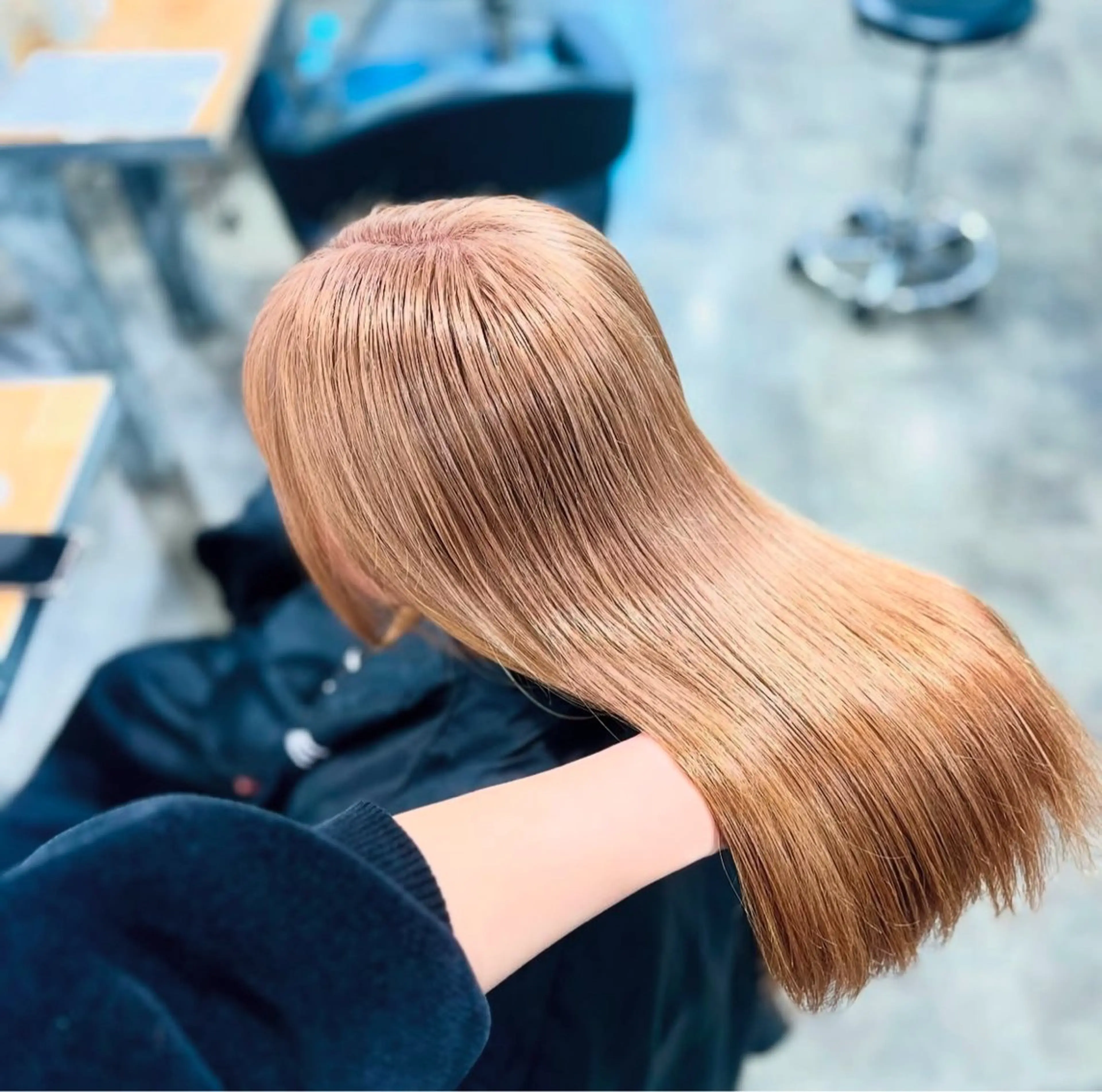 ロング カラー カット ヘアカラー ハイトーン特化美容師 🌈ケアブリーチのヘアスタイル