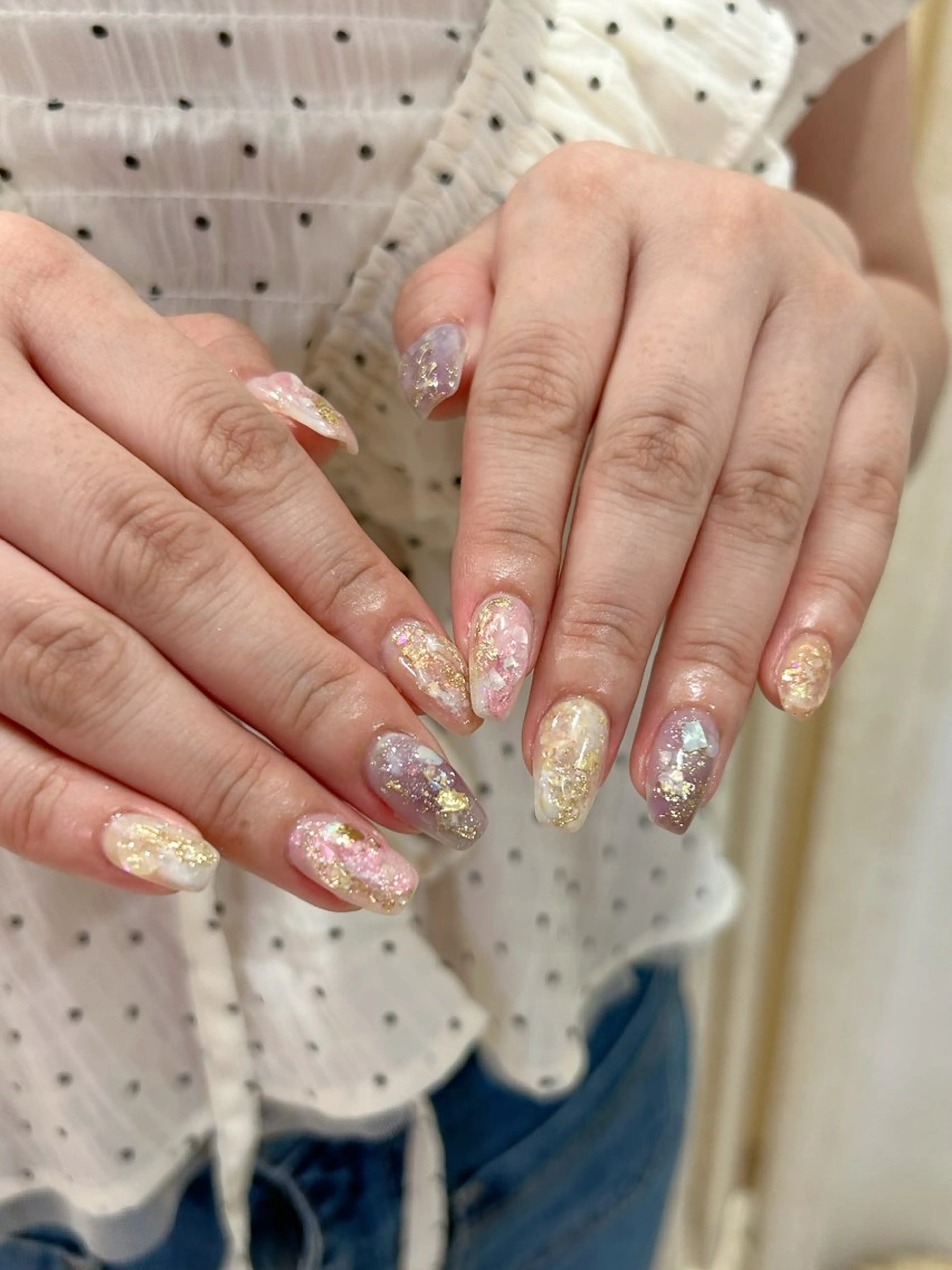 ネイル ハンドネイル Bianca栄店 みさと店長のネイルデザイン