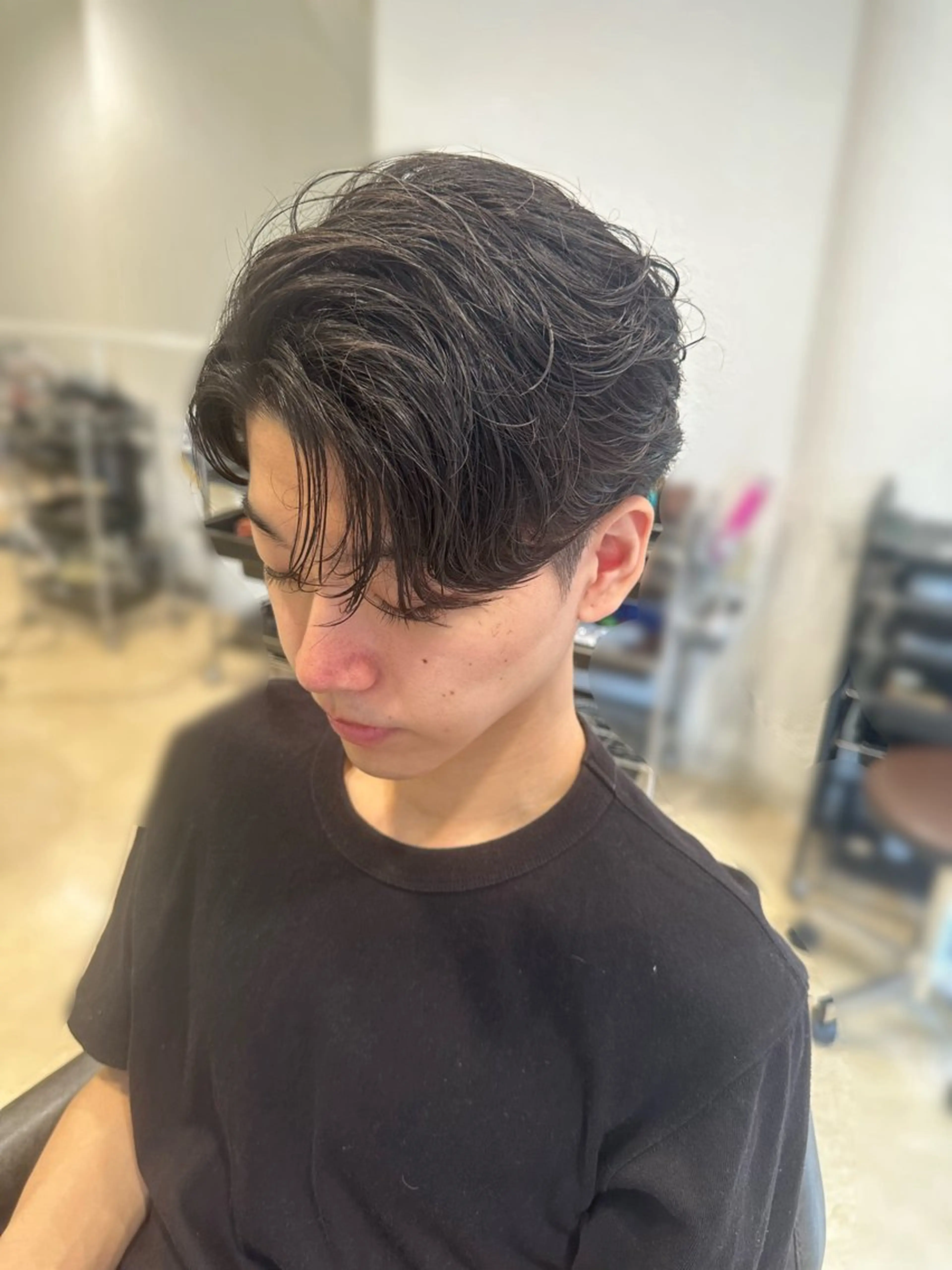 メンズ 💈メンズサロン シャドウパーマ大募集のヘアスタイル