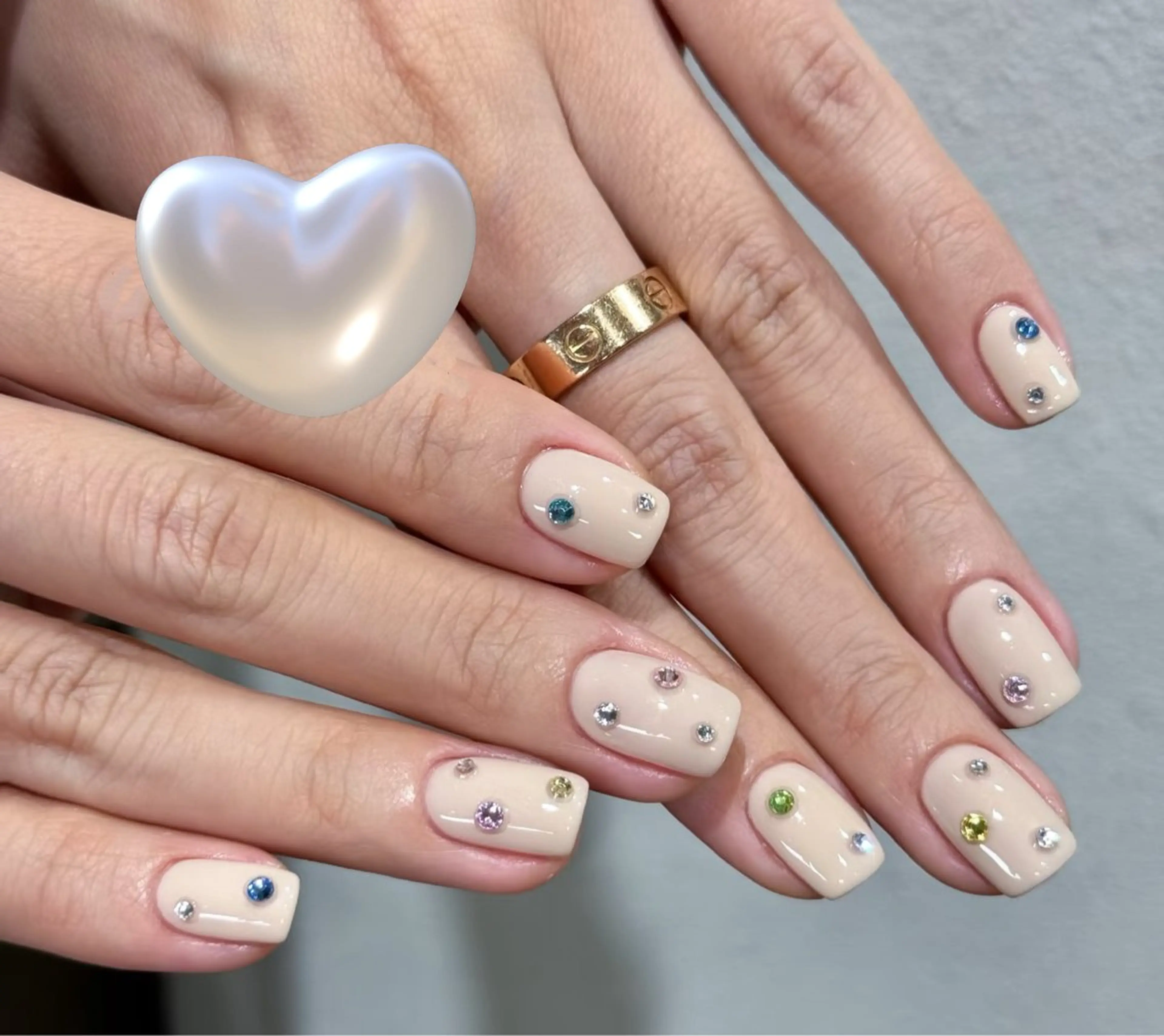 安心オシャレ満足度無限♾️💅ワンカラー➕ストーンつけ放題　7980円→3800円の写真