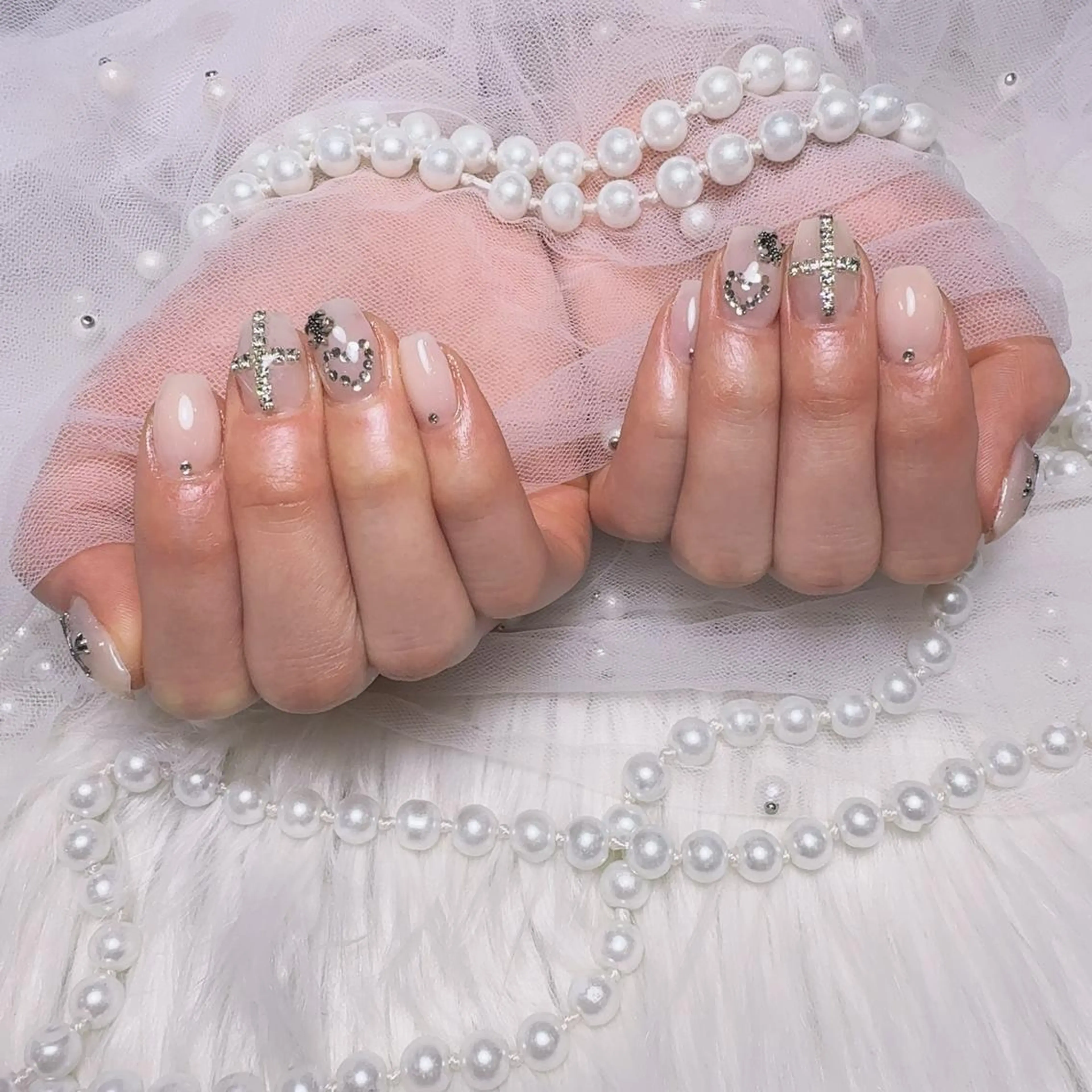 ネイル アートネイル フラッシュネイル ジェルネイル 氷ネイル・うるうるネイル キラキラネイル ハンドネイル You&Me ネイルサロン2のネイルデザイン