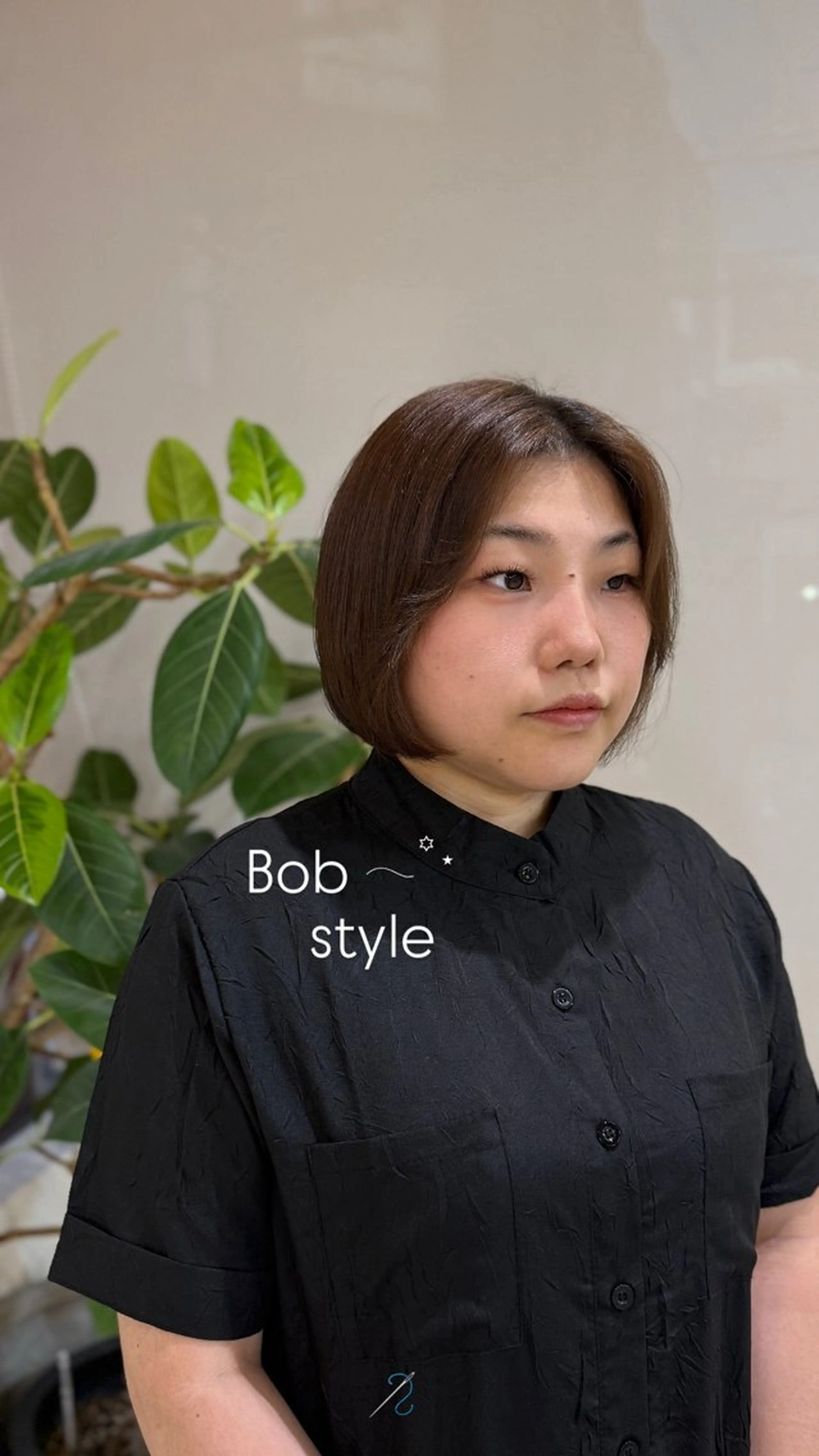 ミディアム カット Aoi /暖色カラー /ボブモデル募集🪐のヘアスタイル