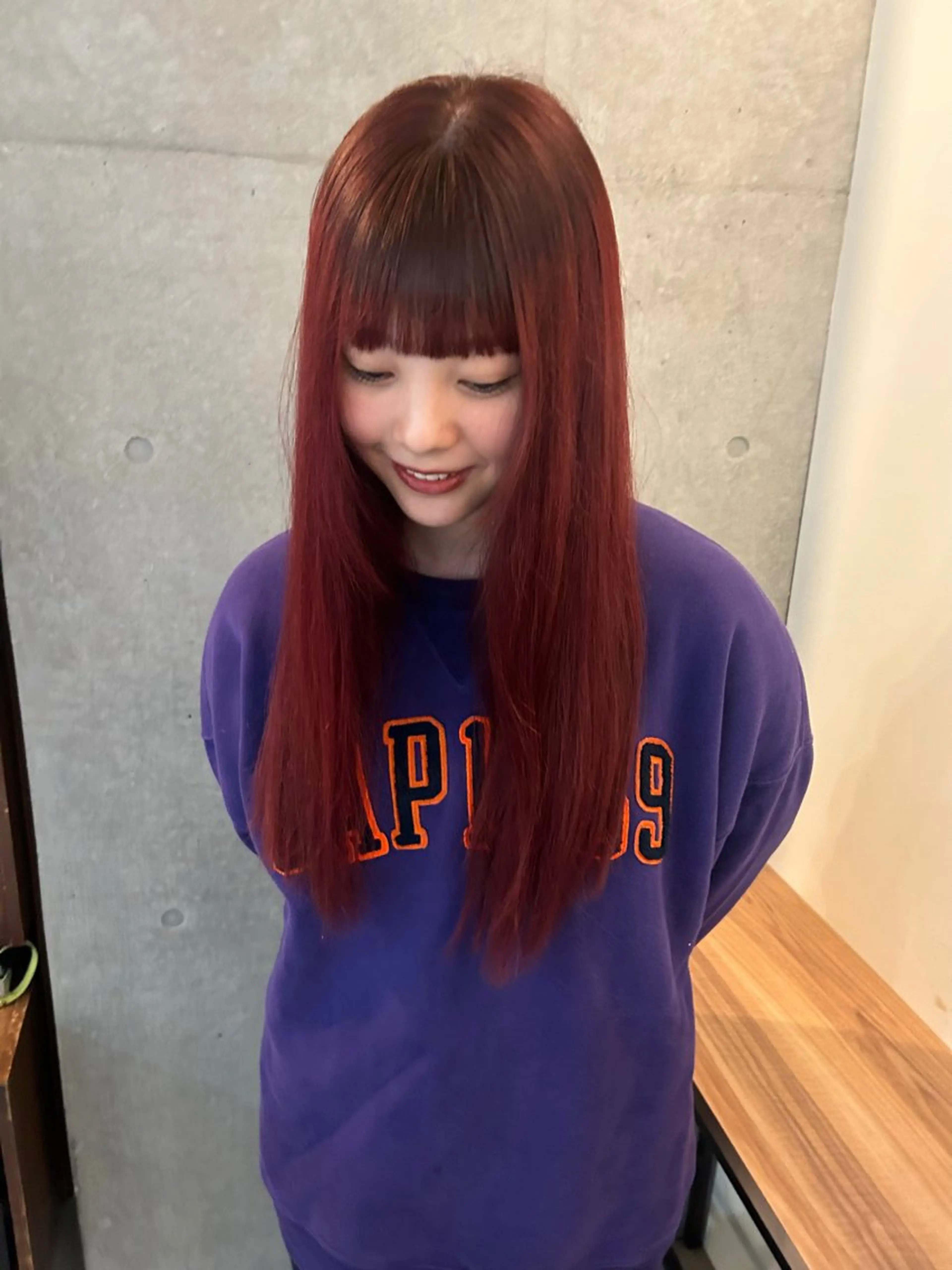 ロング カラー ヘアカラー ルーツカラー/暖色カ ラー/EMIRI🍀のヘアスタイル