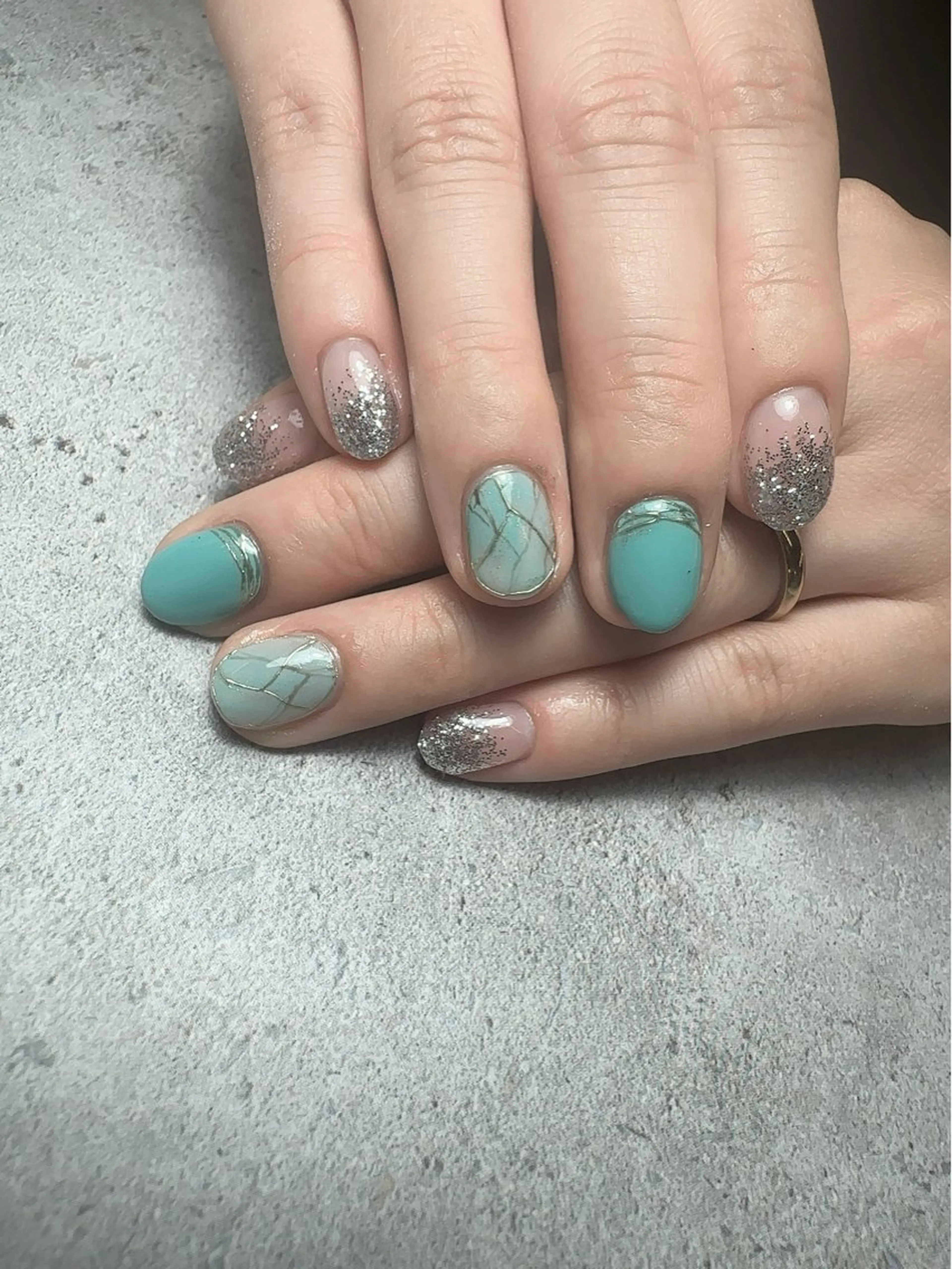 ネイル アートネイル 入学式 ハート マグネットネイル 持ち込み ハンドネイル nail salon    Mimiy..所属・Nailsalon Mimiy..♡のネイルデザイン