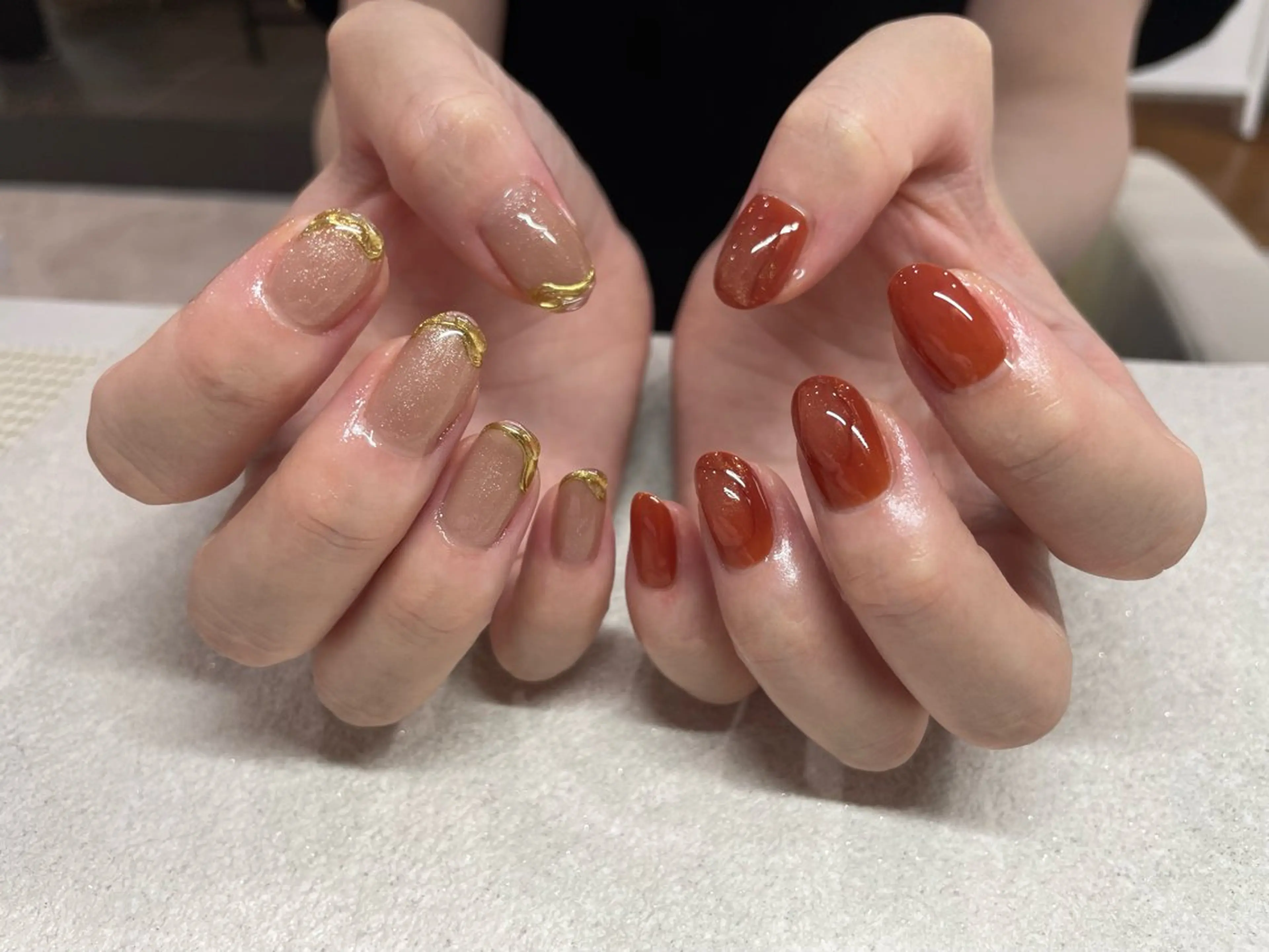 ネイル 西本町/阿波座 大人女性向け美爪形成のネイルデザイン