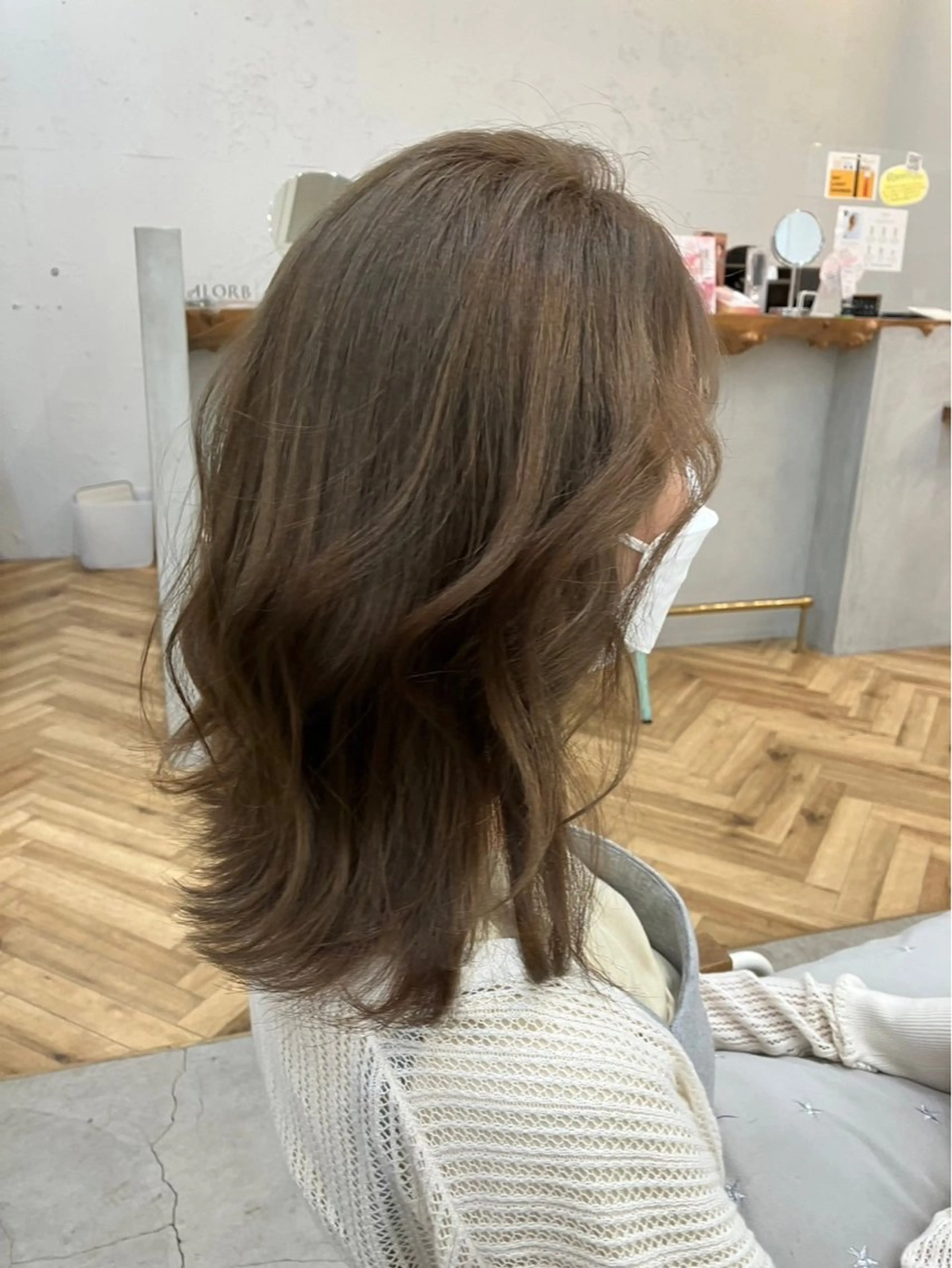 カラー ベージュカラー オリーブベージュ ヘアカラー 💫CONTI⭐️ 船越 凪沙🎪のヘアスタイル