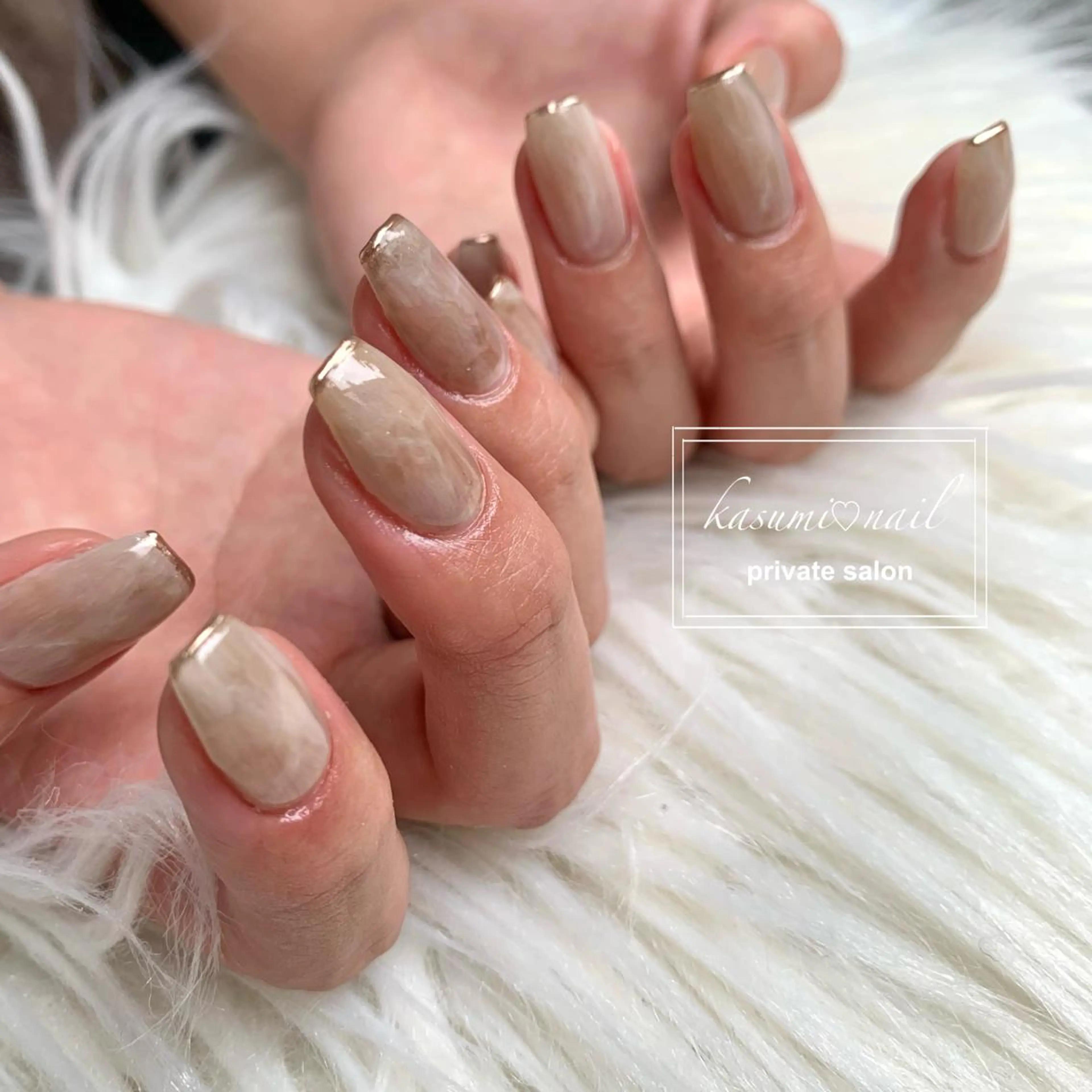 ネイル アートネイル フットネイル フレンチネイル ロングネイル マグネットネイル KASUMI♡ Nailのネイルデザイン