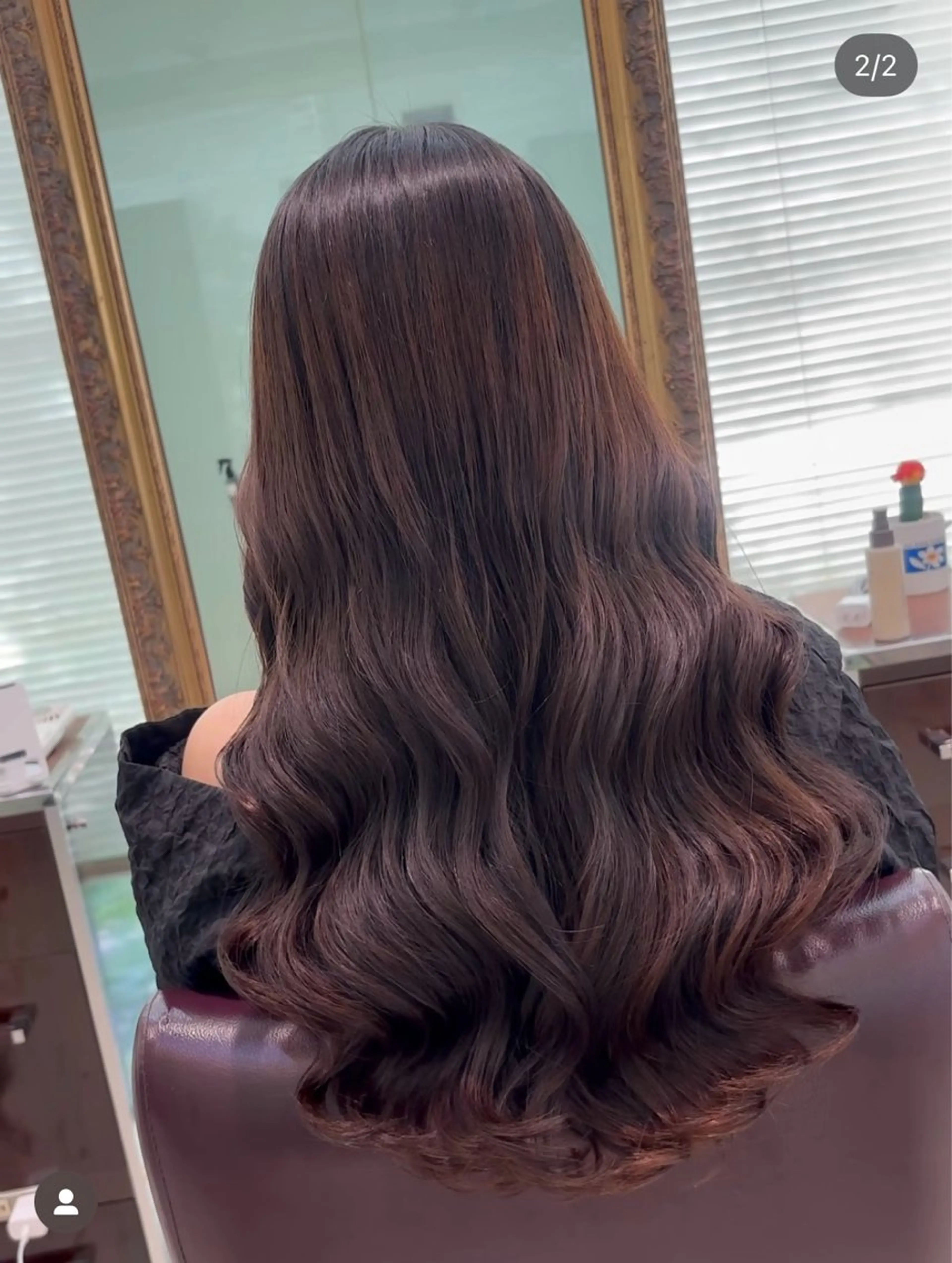 ロング 韓国風ヘア コテ巻き風パーマ 岩成健志郎のヘアスタイル