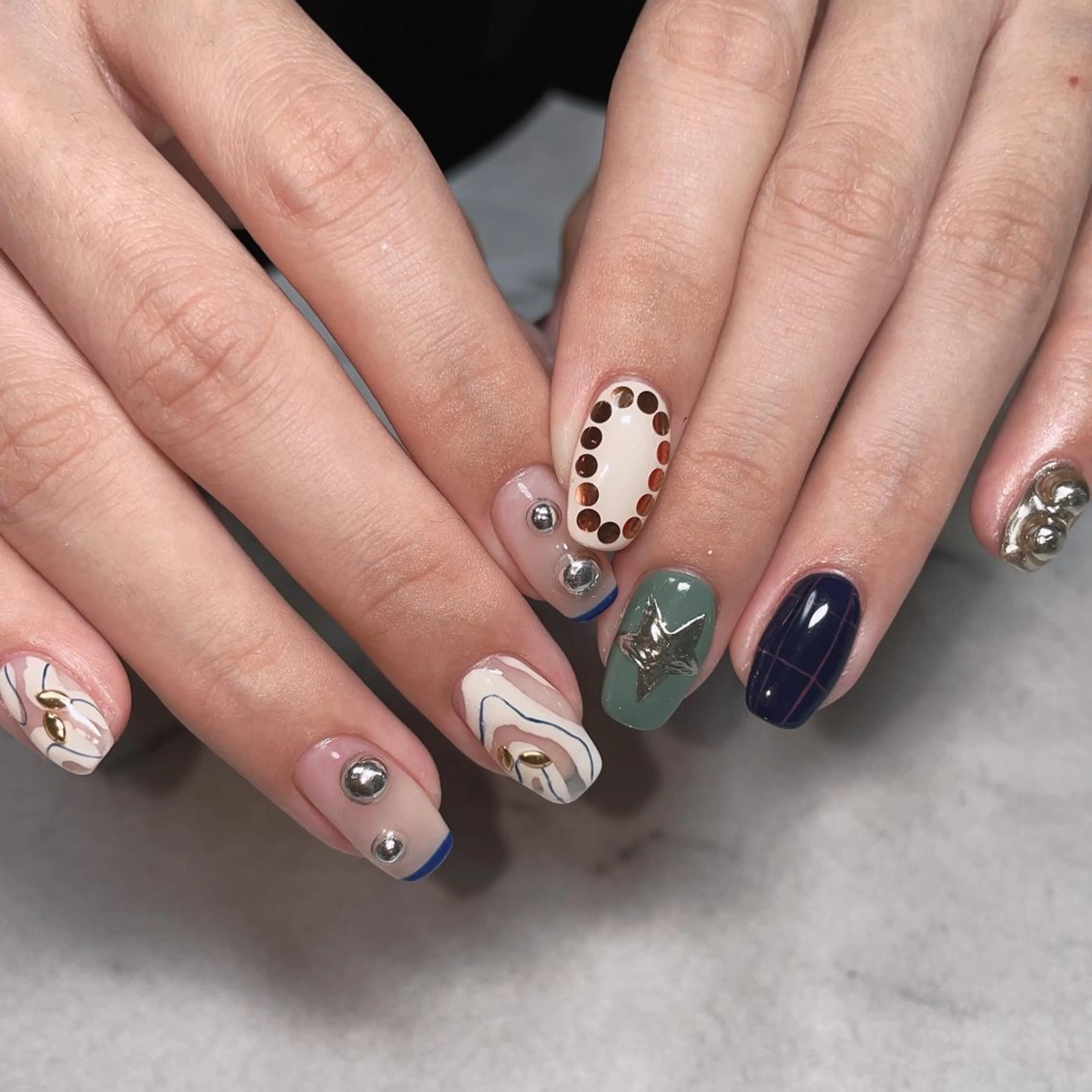 ネイル ハンドネイル Jeremy ♡ HARUKAのネイルデザイン