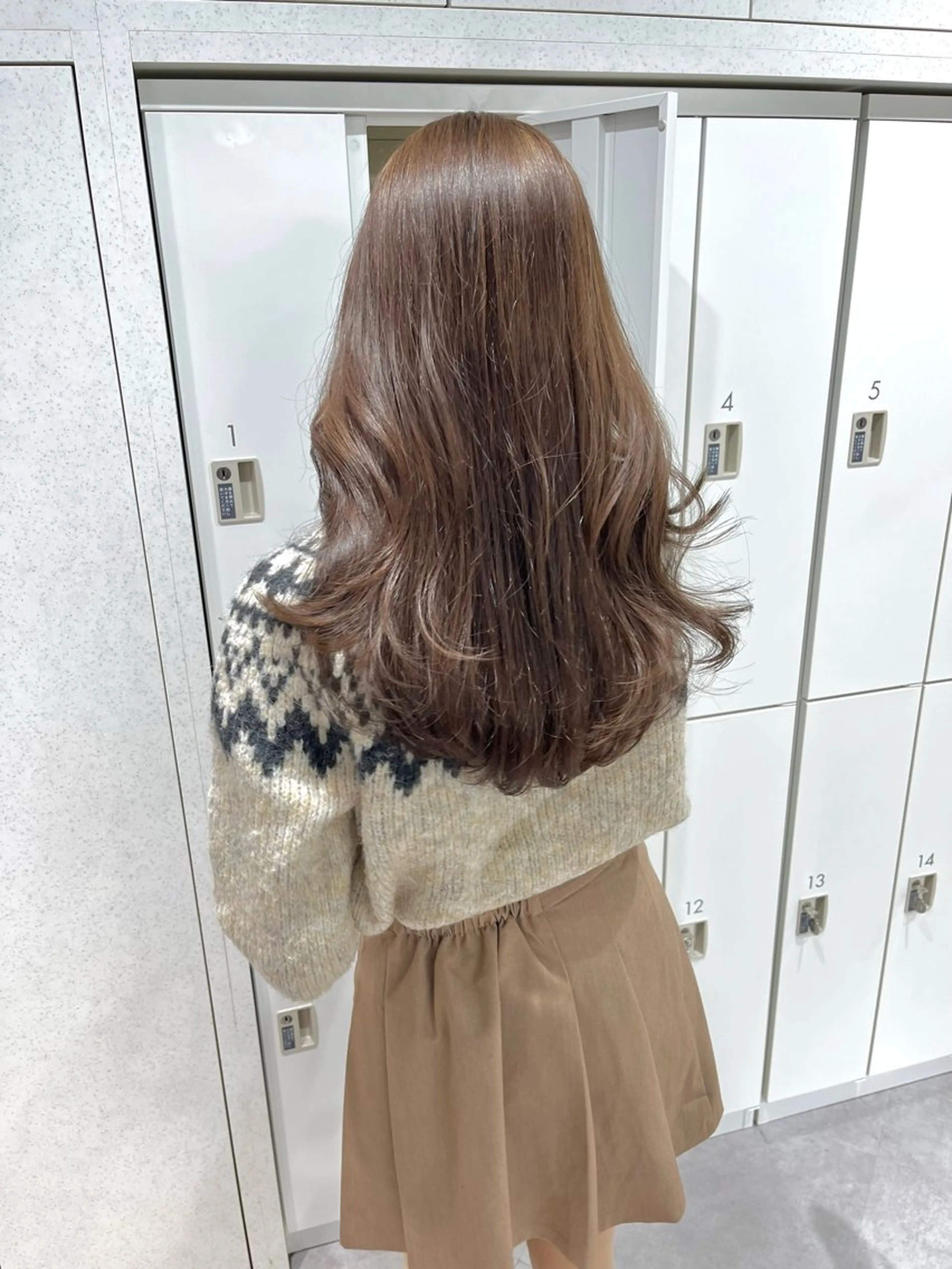 ロング カラー カット ヘアカラー トリートメント 新宿/韓国ヘアレイヤ ー/髪質改善/岡崎のヘアスタイル