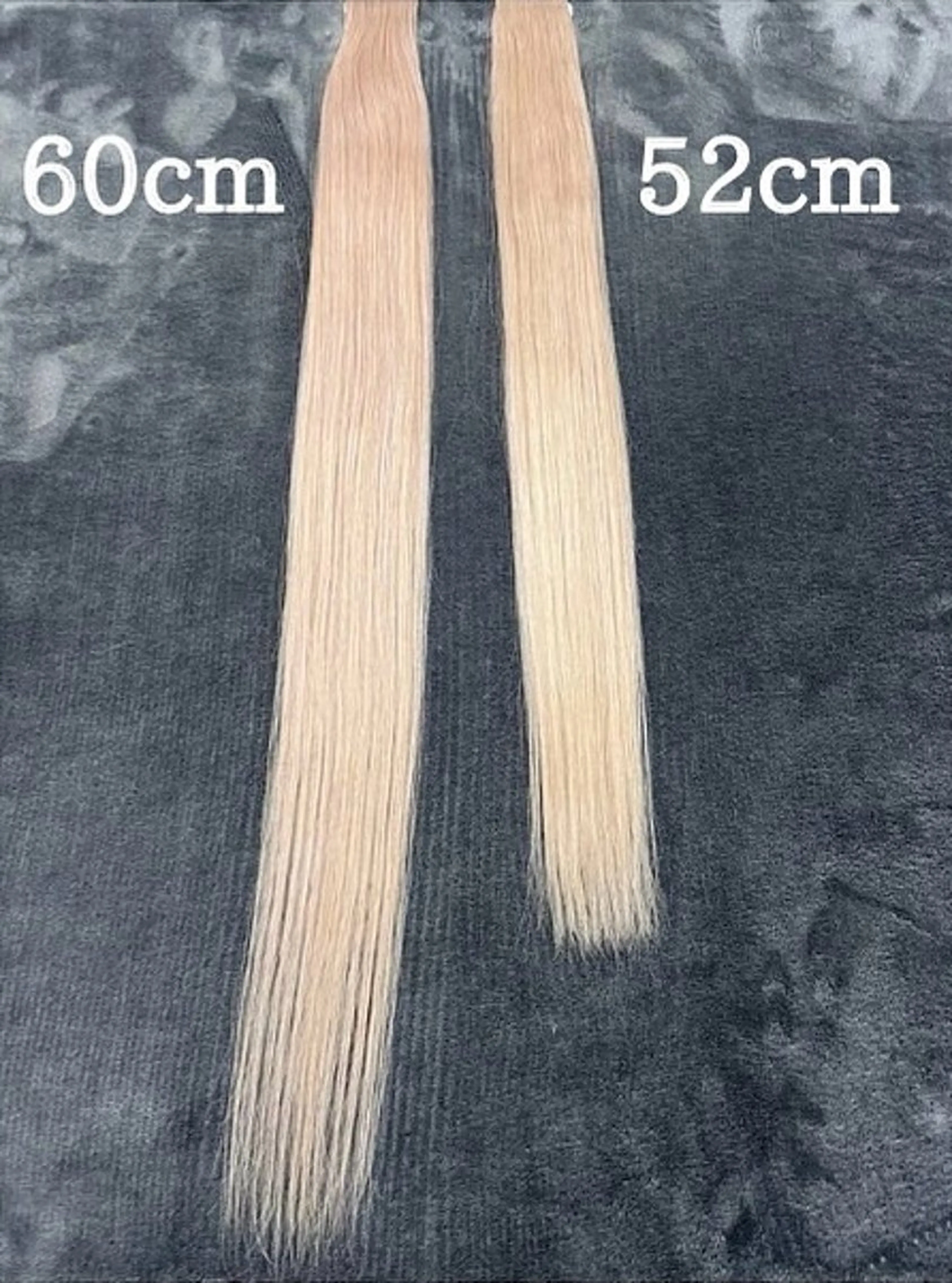 【関西最長級スーパーロング！】人毛100%シールエクステ(60cm)  40枚  ¥15,200の写真