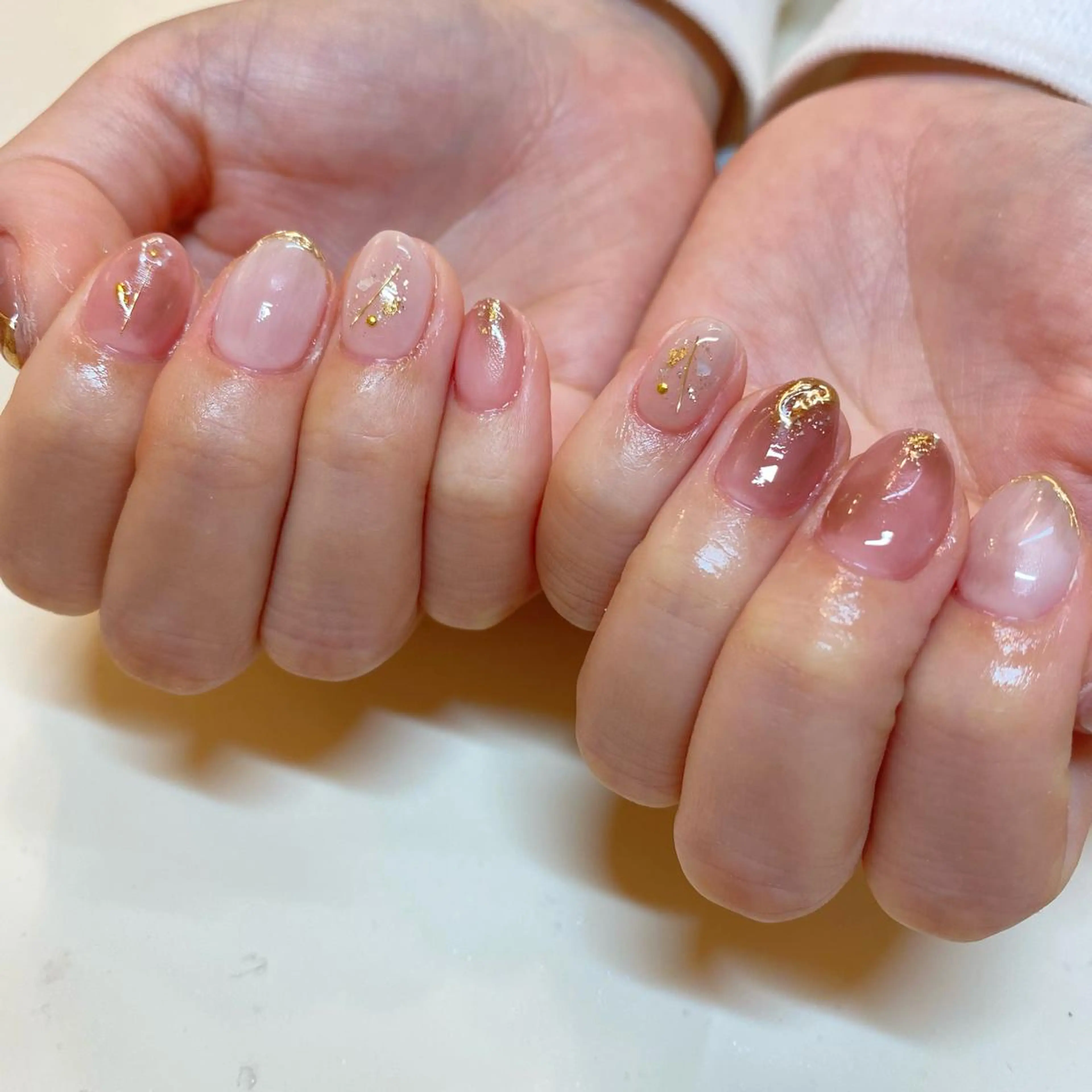 ネイル ハンドネイル 藤原 みゆのネイルデザイン