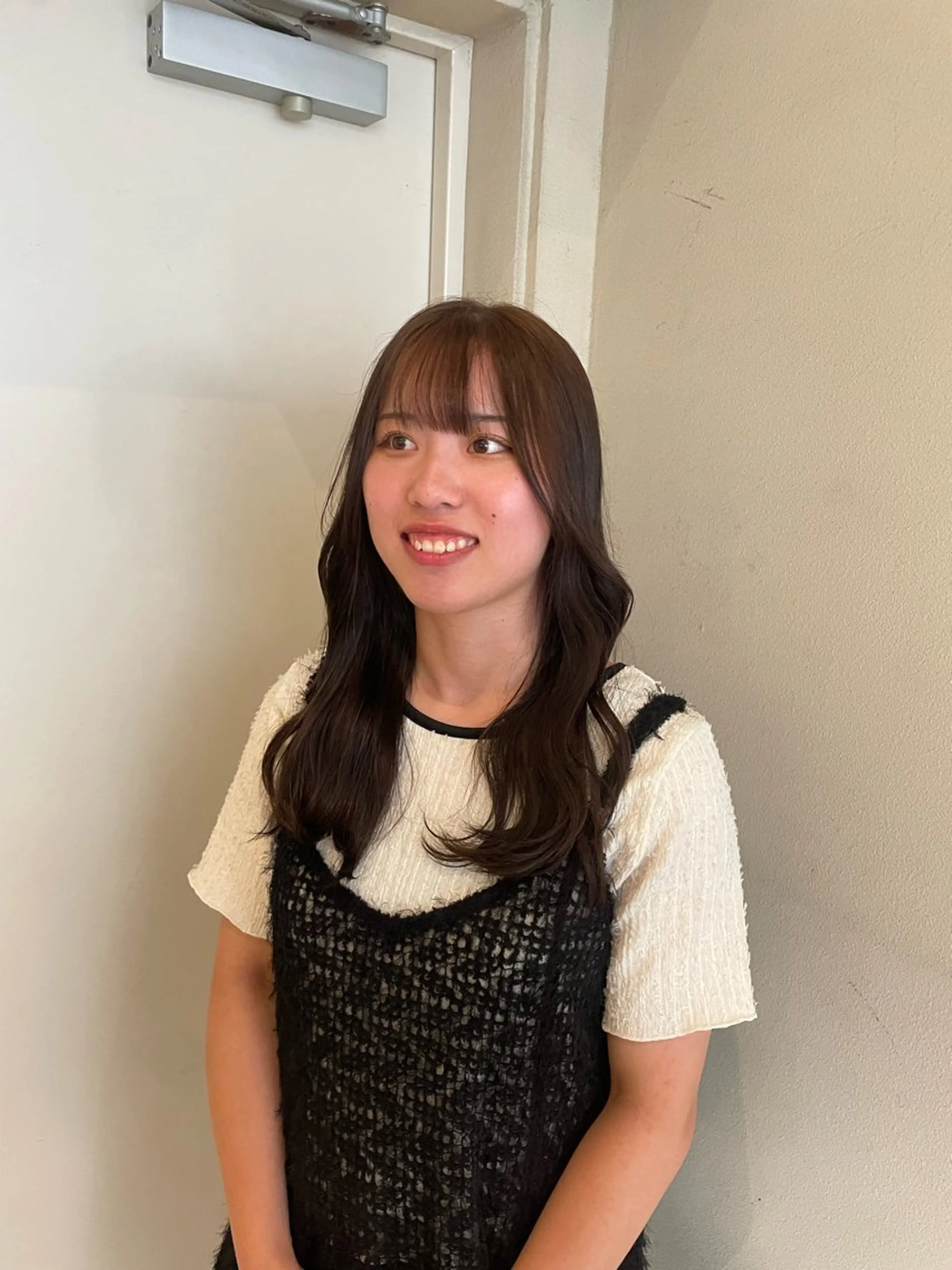 ロング カラー ヘアカラー トリートメント MASHIRO💎 透明感カラー/カットのヘアスタイル