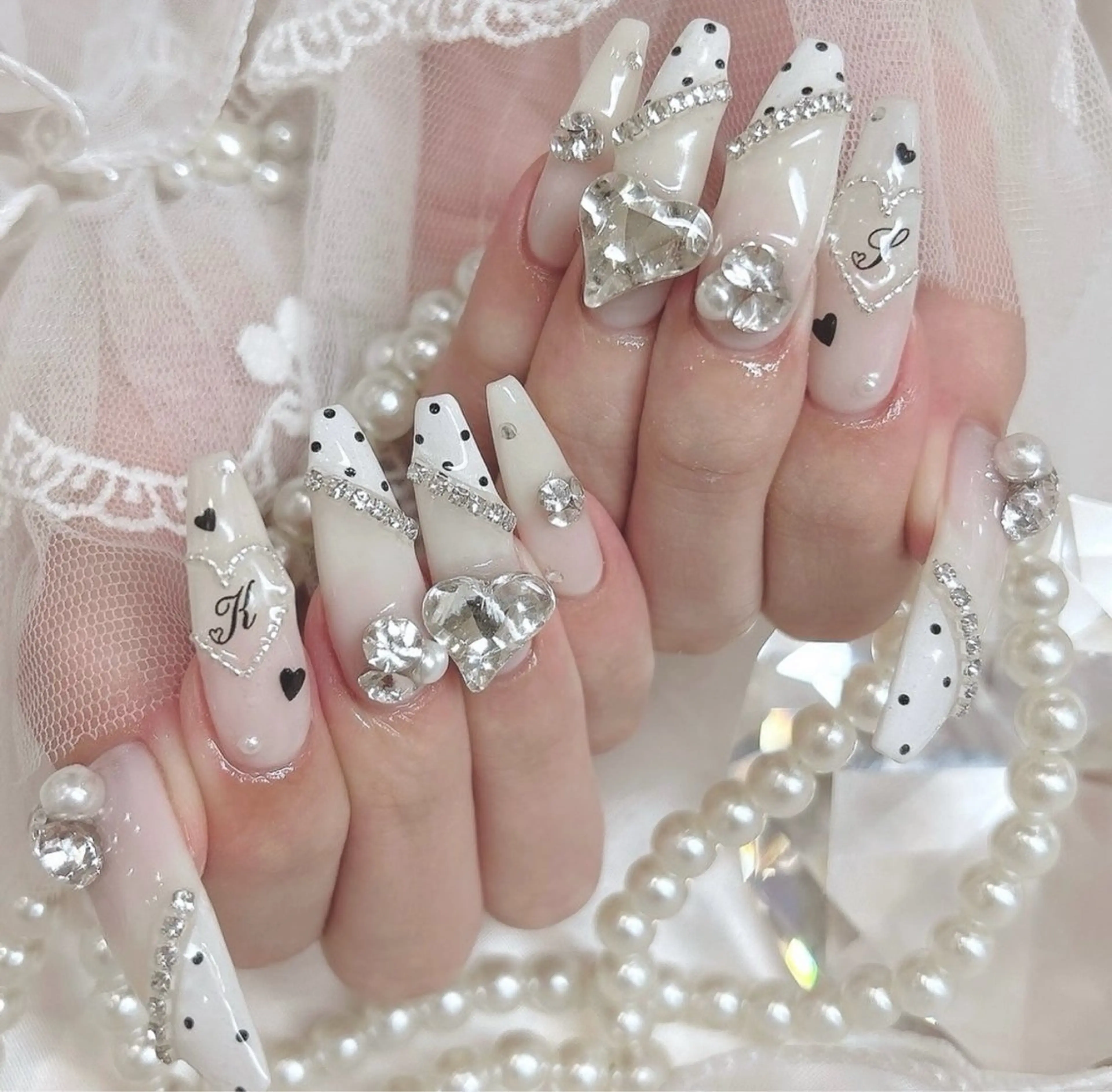 ネイル 長さ出し Mi nailsのネイルデザイン
