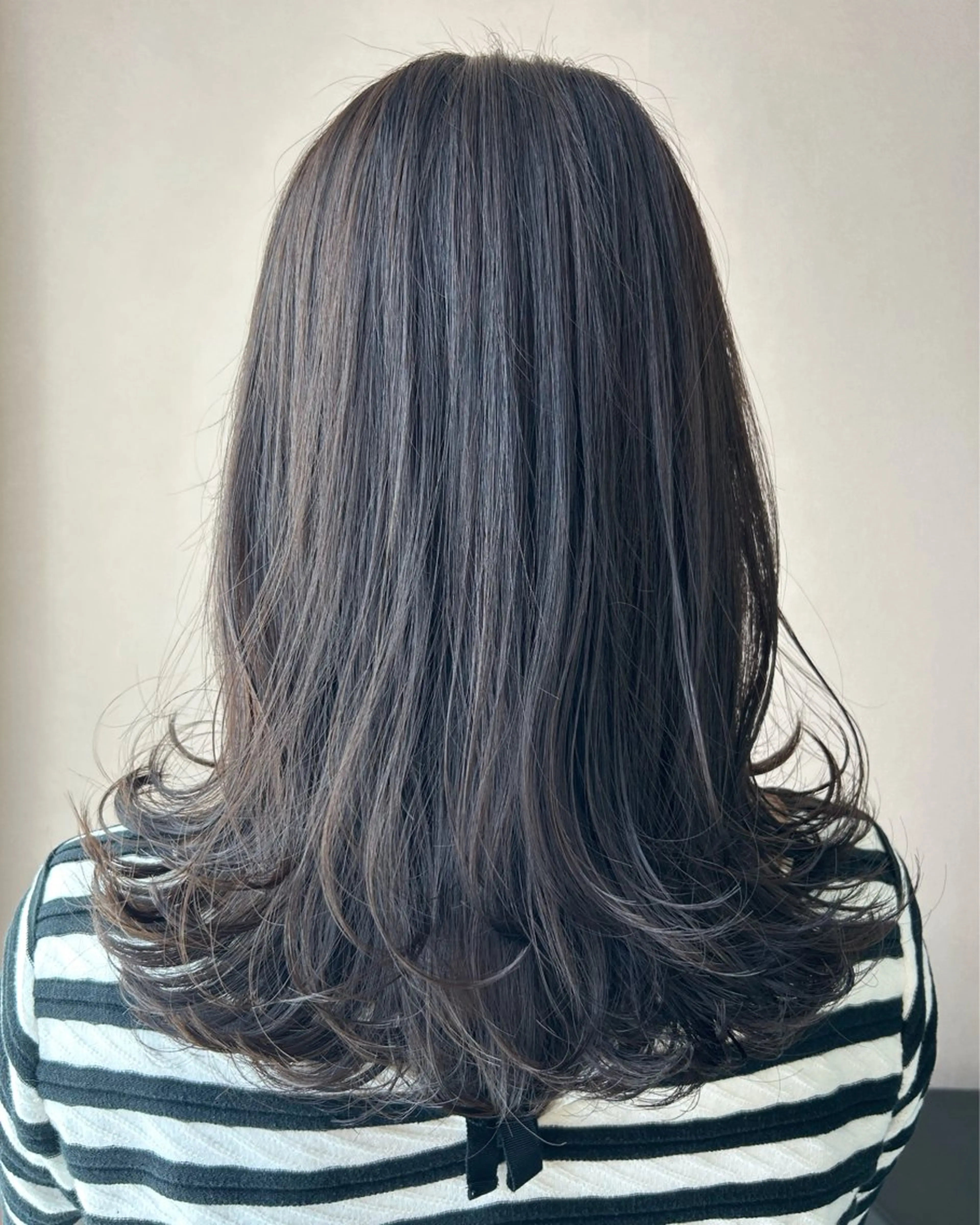 ロング カラー レイヤーカット カット ヘアカラー トリートメント hubhair レイヤー/透明感のヘアスタイル