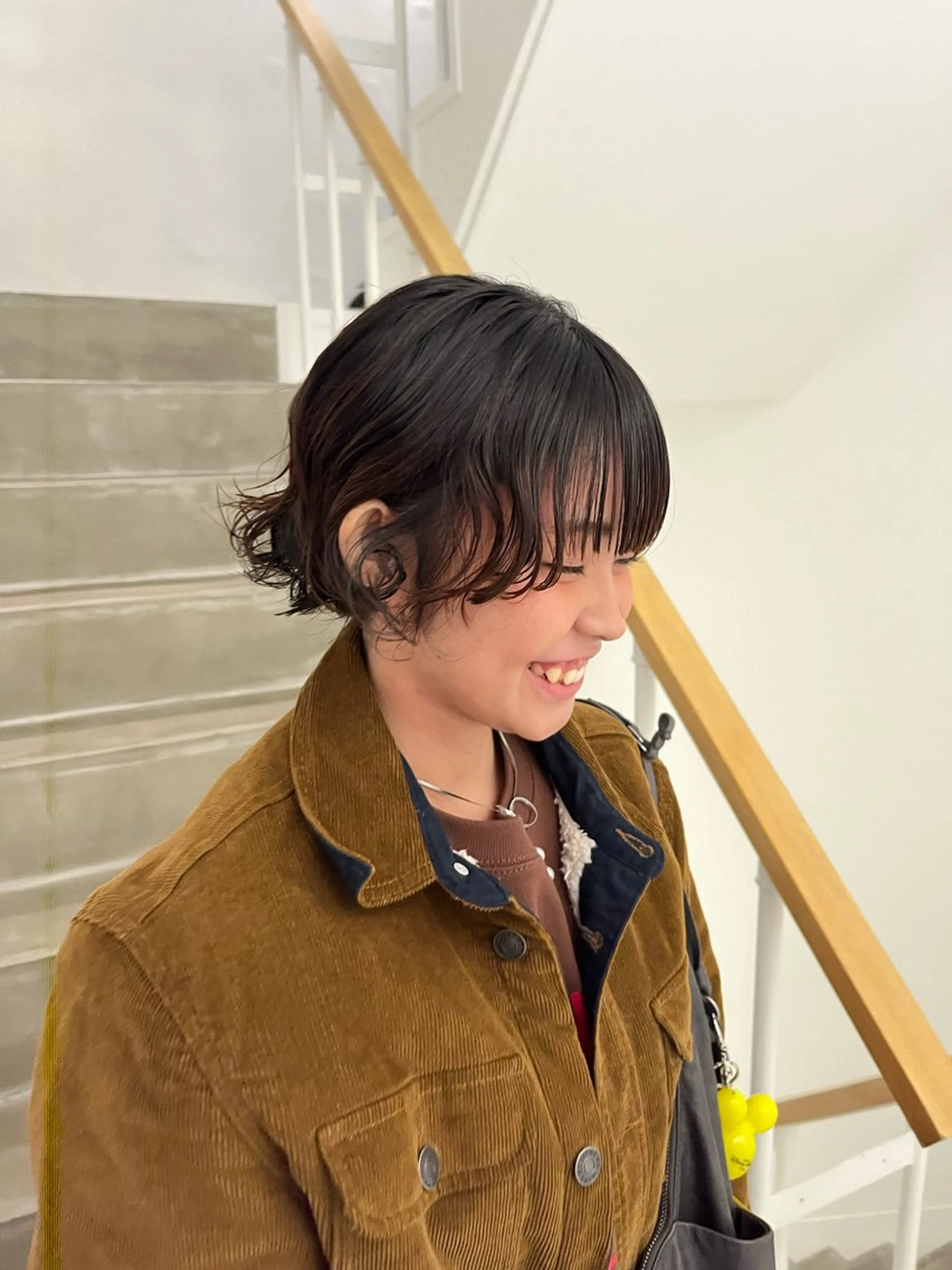 パーマ e･n･u烏丸所属・やまのうち もえのヘアスタイル