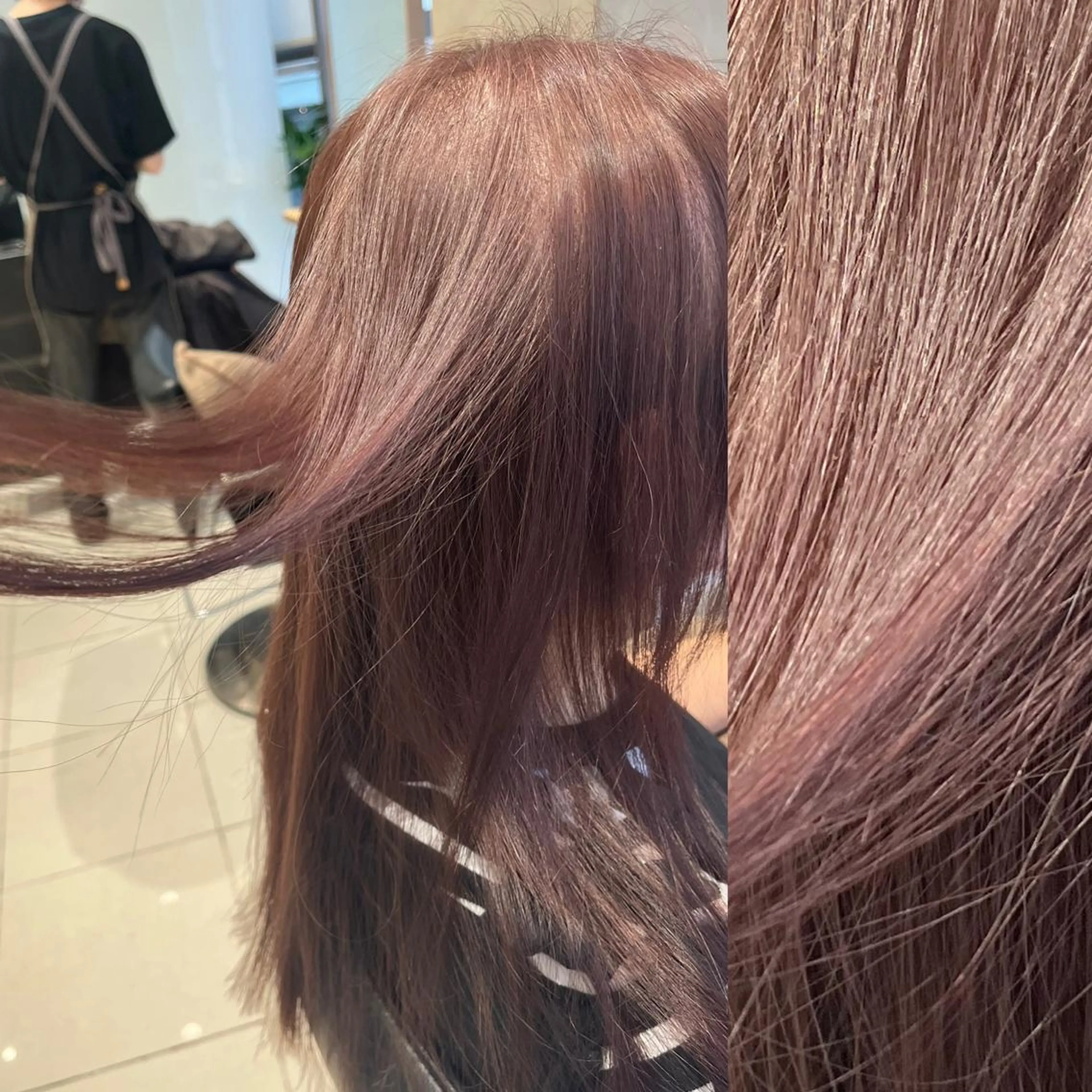 ロング カラー ベージュカラー ブリーチ ブラウンカラー ケアブリーチ カシス stylist ◎RUKI.のヘアスタイル