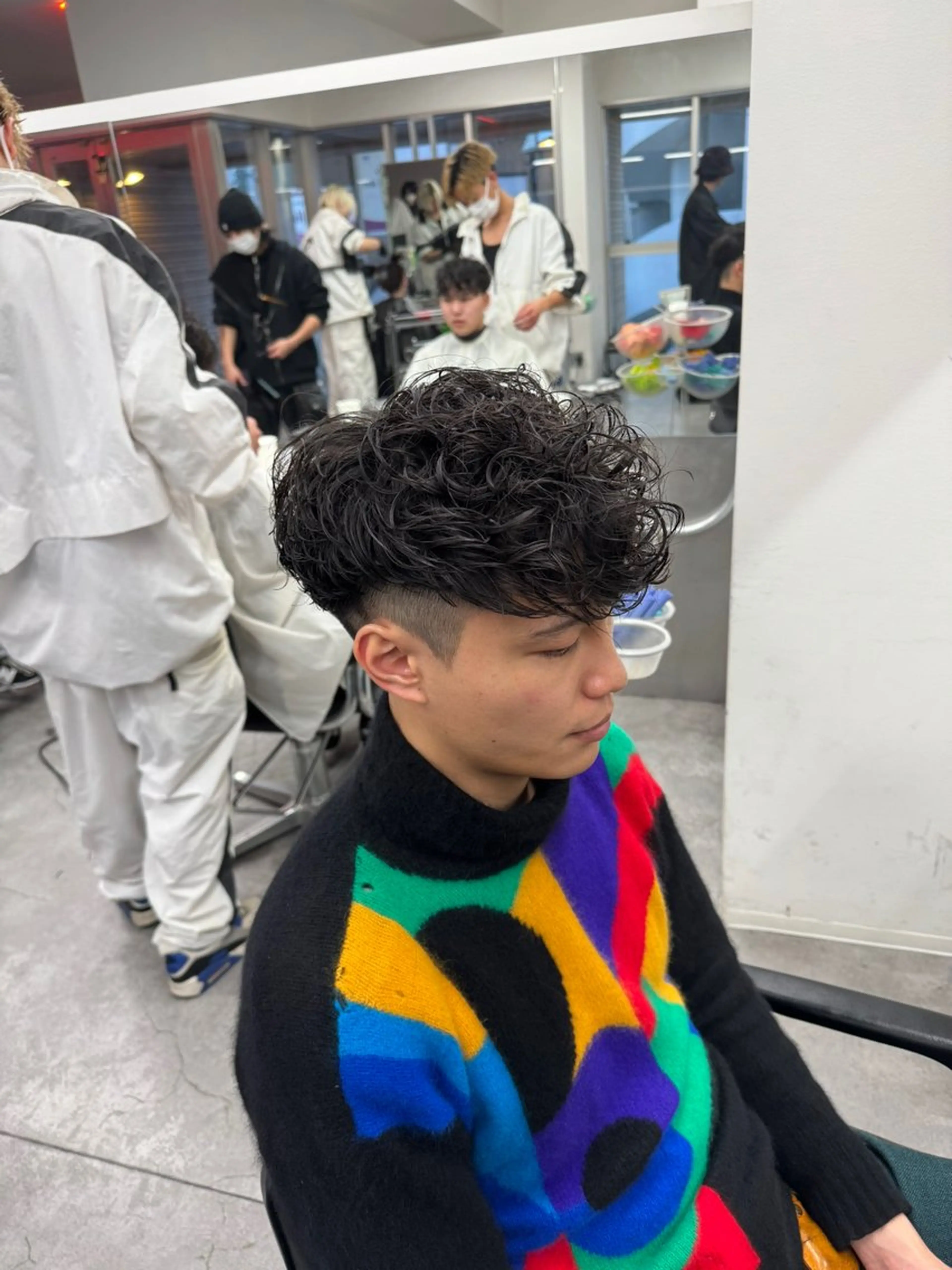 ショート カラー パーマ メンズ カット パーマ 🔥男ウケヘア特化 🔥店長中村雄樹のヘアスタイル