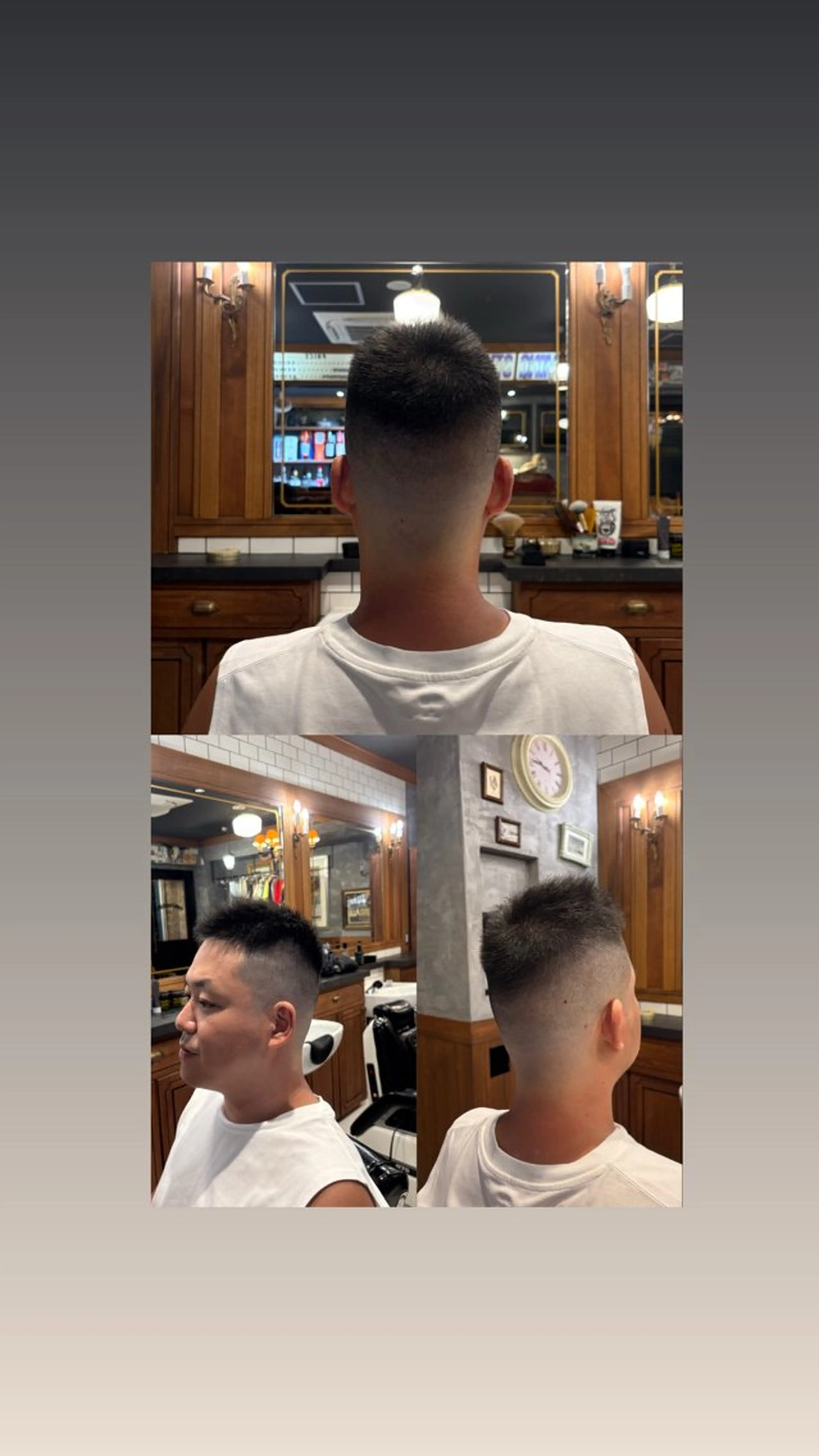 メンズ フェードカット モヒカン BARBER BAR SAWAS所属・高澤 ひかるのヘアスタイル