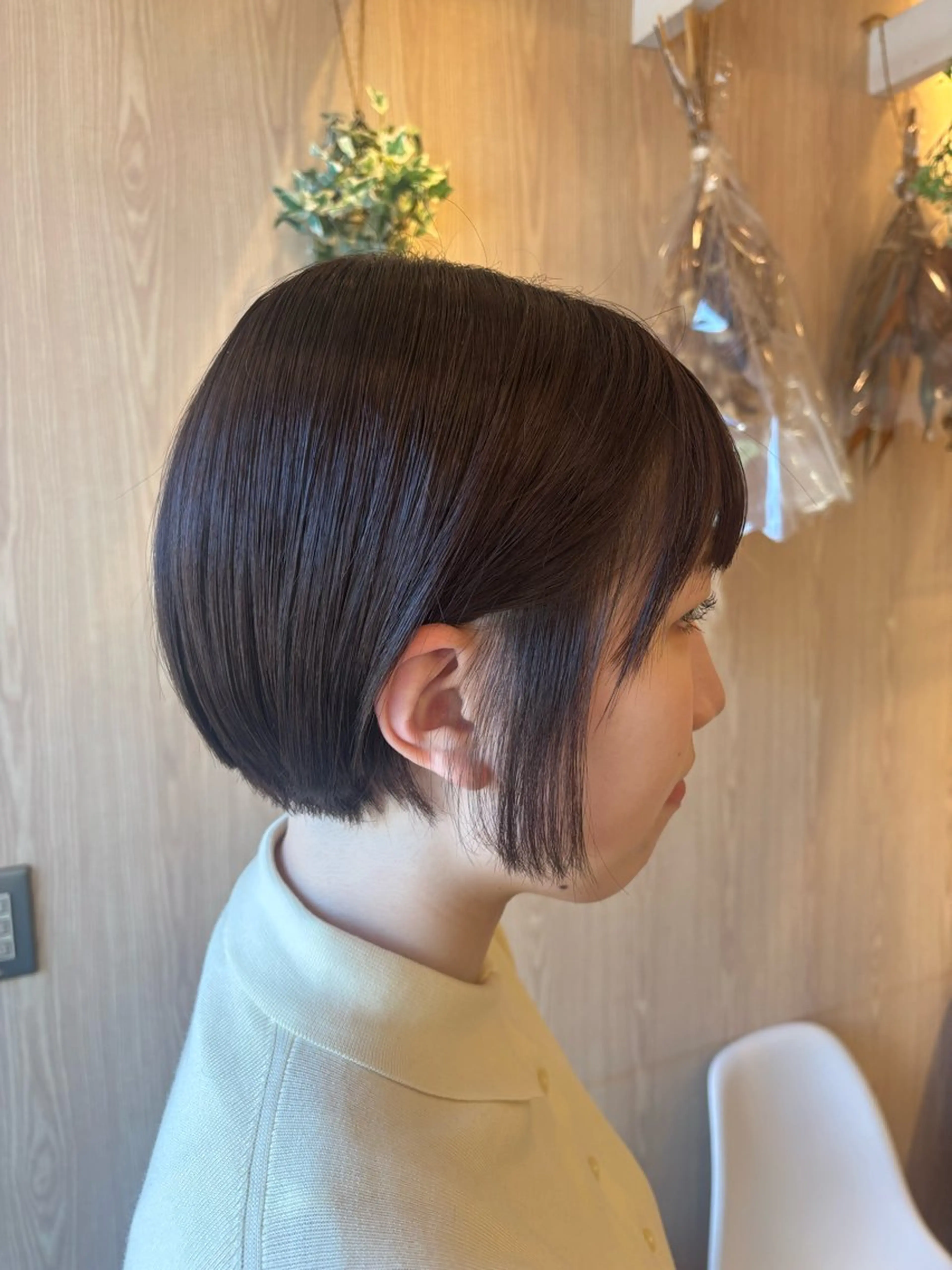 ショート カット ヘアカラー トリートメント 透明感カラー⭐︎ コナツのヘアスタイル