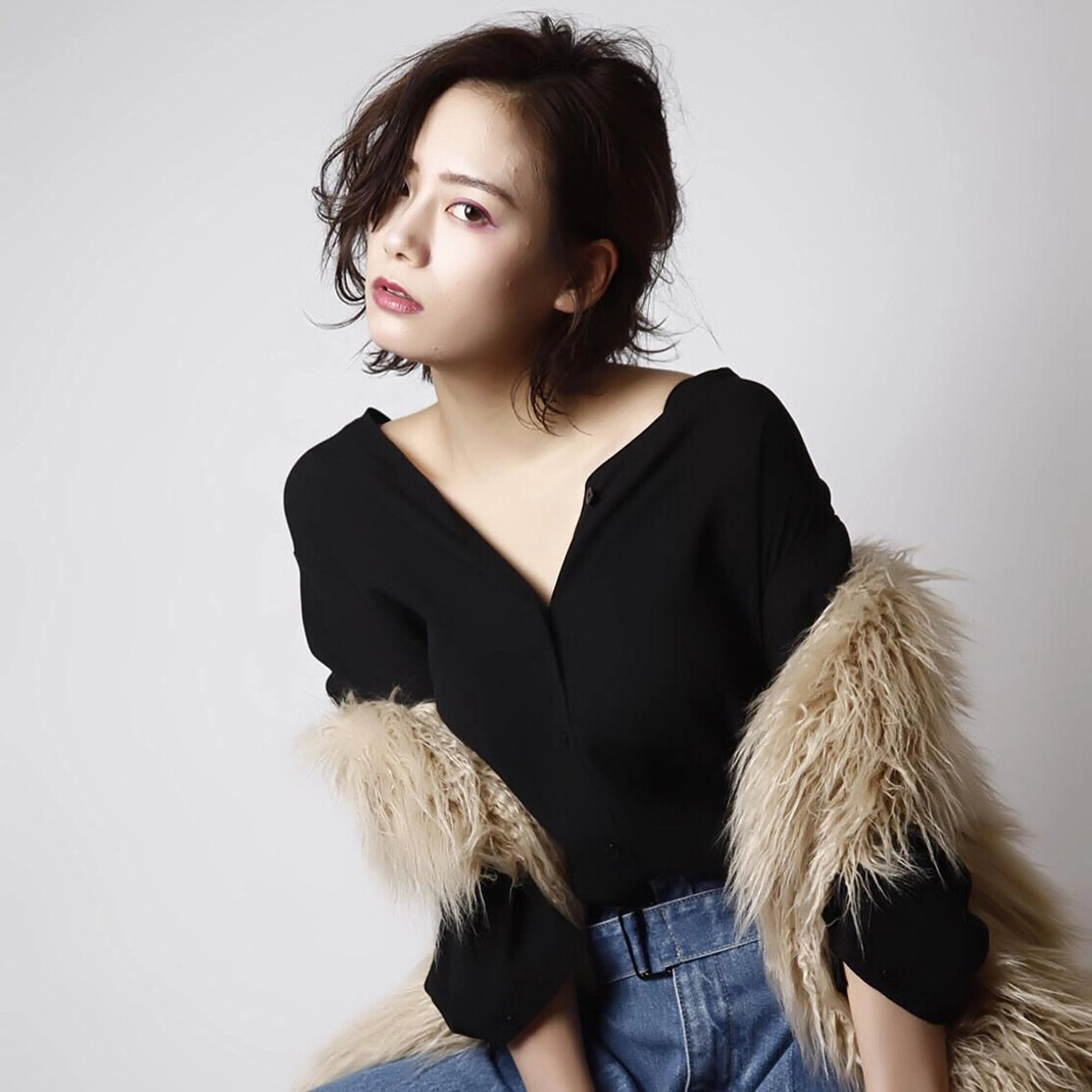 ショート ミディアム セミロング ロング カラー パーマ ヘアアレンジ ハーフアップ ワンレンボブ ボブ シェアサロン　salowin所属・✨ブリーチなし透明感 カラー🥇ユースケのヘアスタイル
