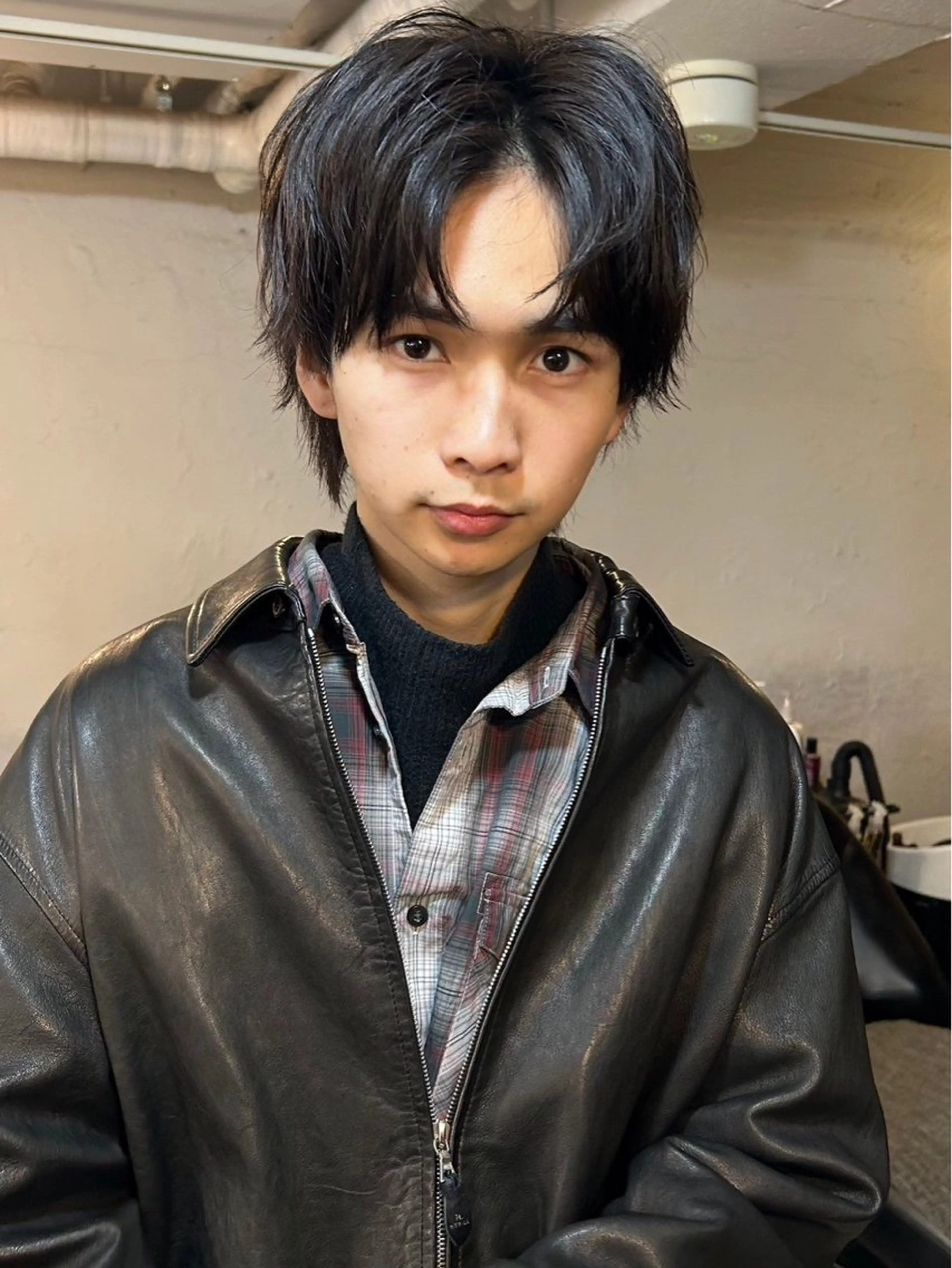 ショート カラー パーマ メンズ カットお任せ☆ 毎月２００名ご来店♪のヘアスタイル