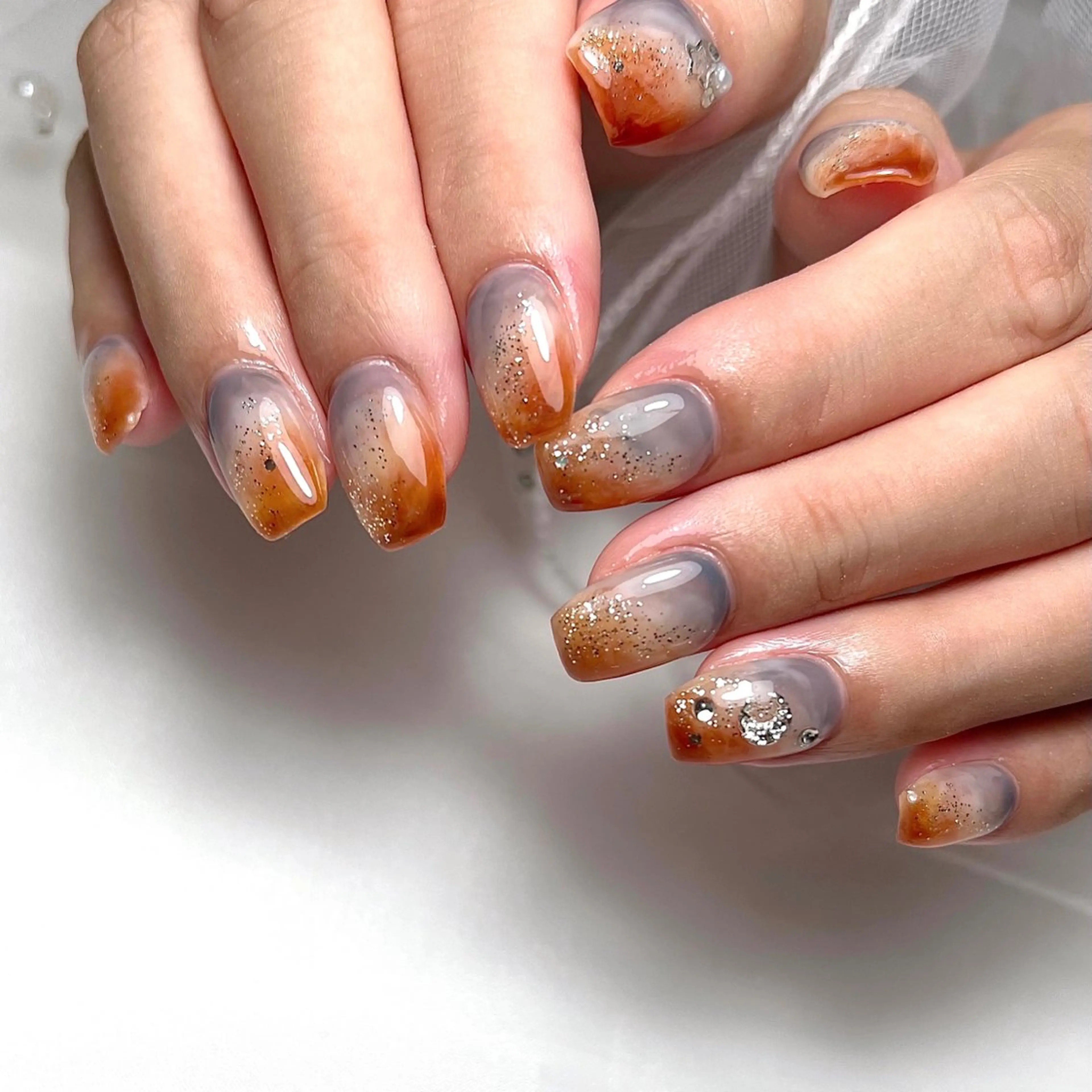 ネイル ニュアンスネイル ハンドネイル Salon_ a.nailのネイルデザイン