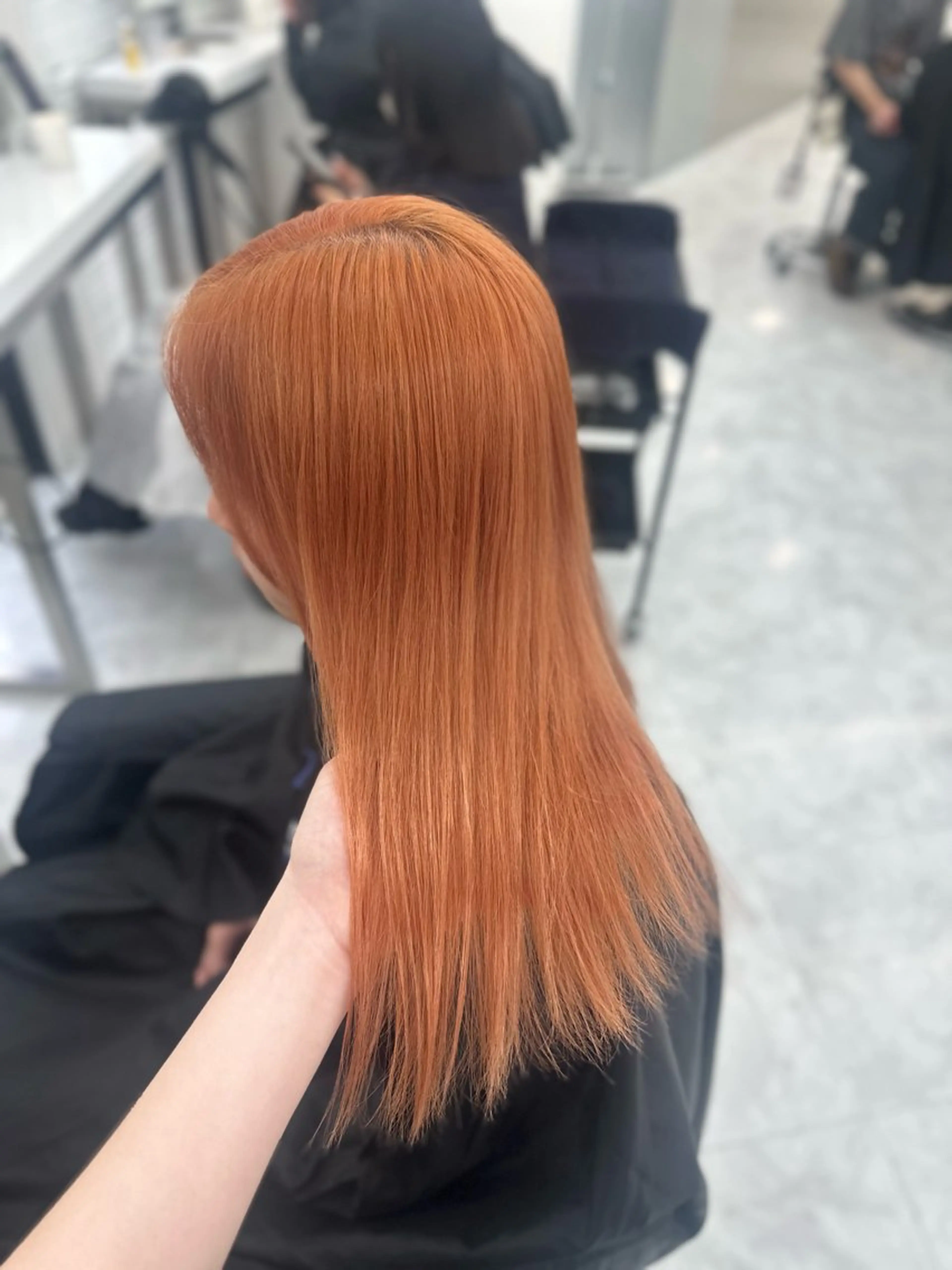 ミディアム カラー ヘアカラー ヘッドスパ ヘアセット ガーリーstyle ❤︎misaki🏹のヘアスタイル