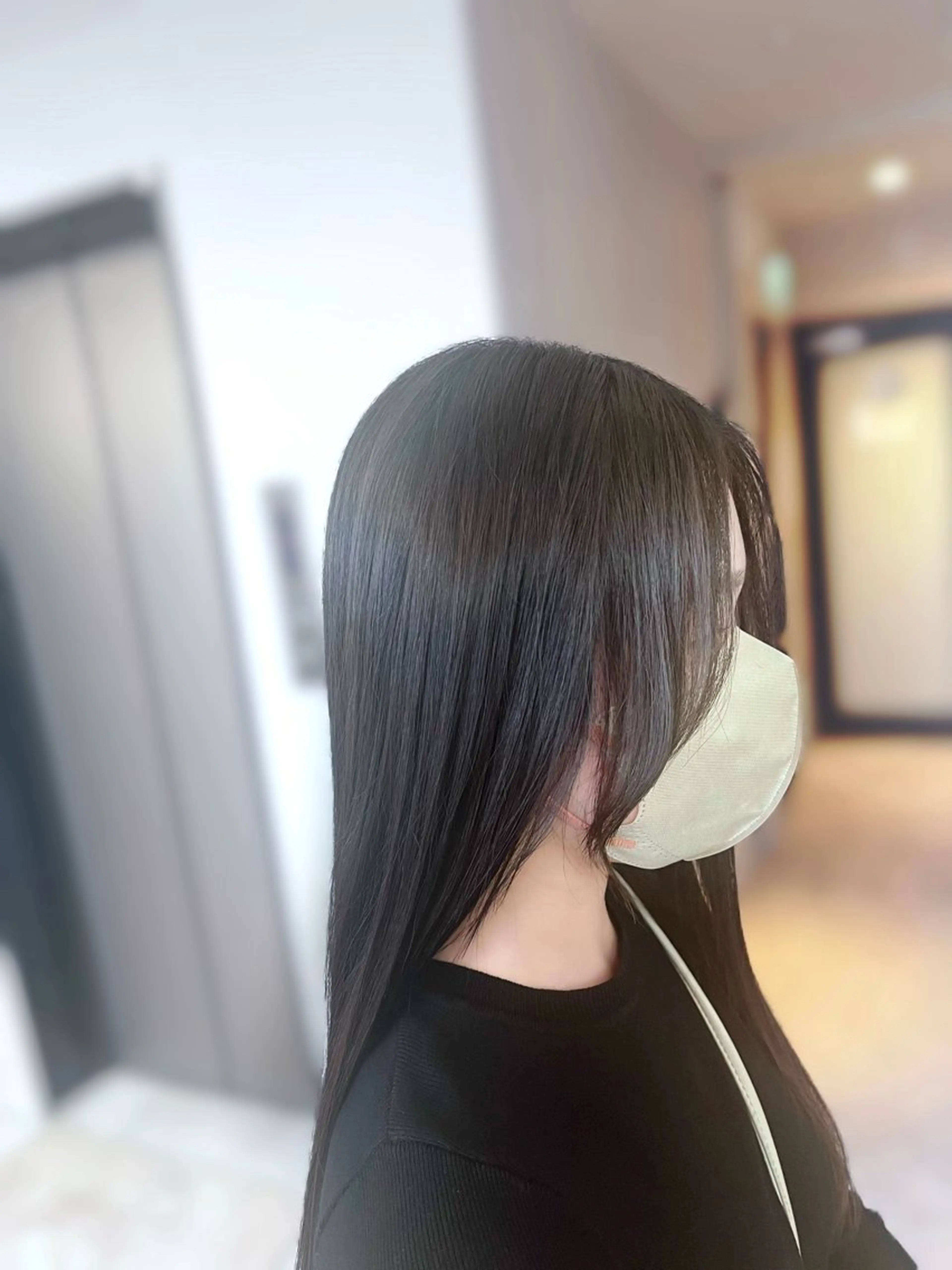 顔まわり髪質改善ストレート🎀+カット✃+🎀oggiトリートメント🫧 ͛.°の写真